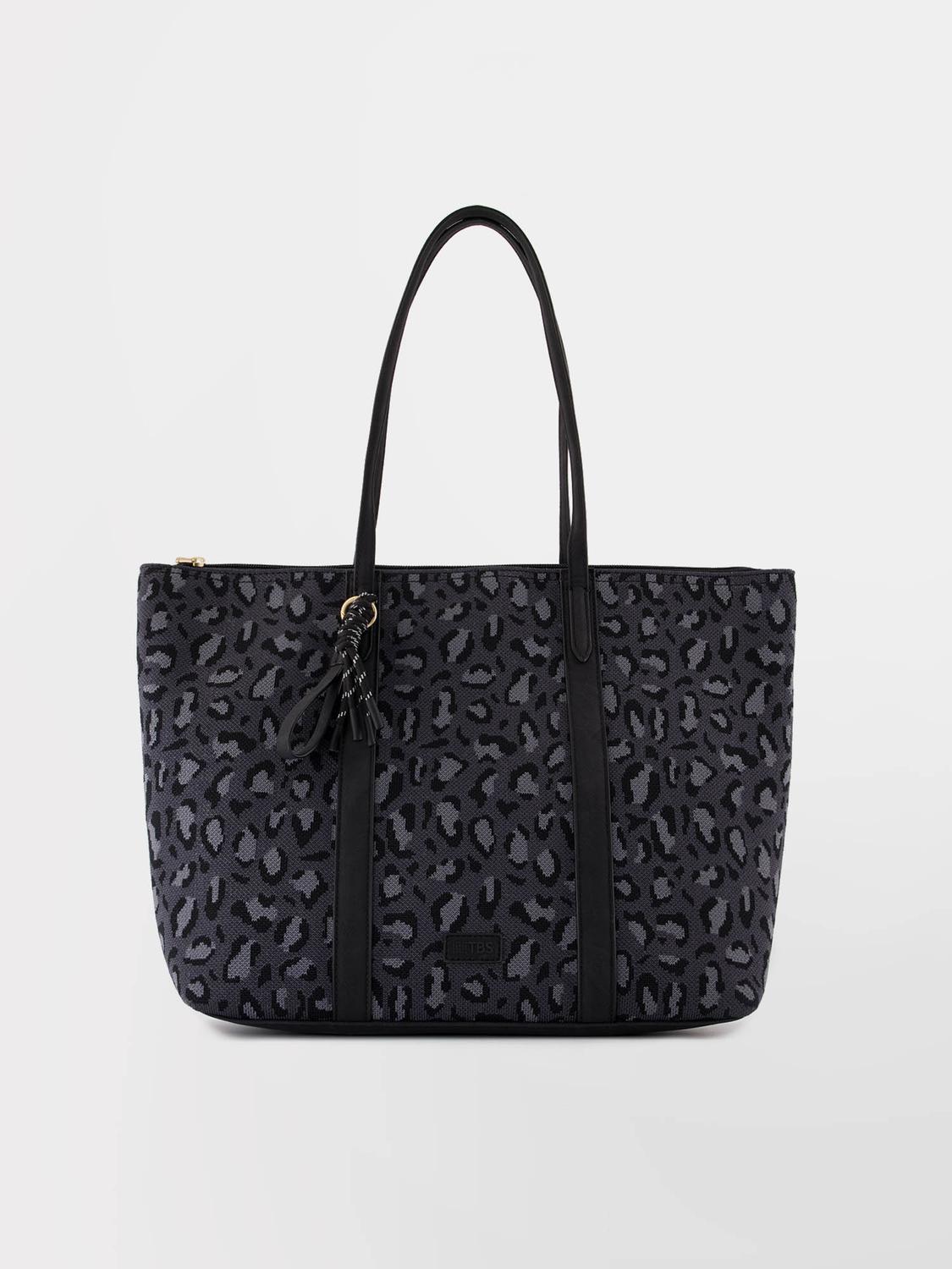 Sac Cabas Femme Knit Recyclé Noir JAZACABA Sac Cabas Femme Knit Recyclé Noir JAZACABA
