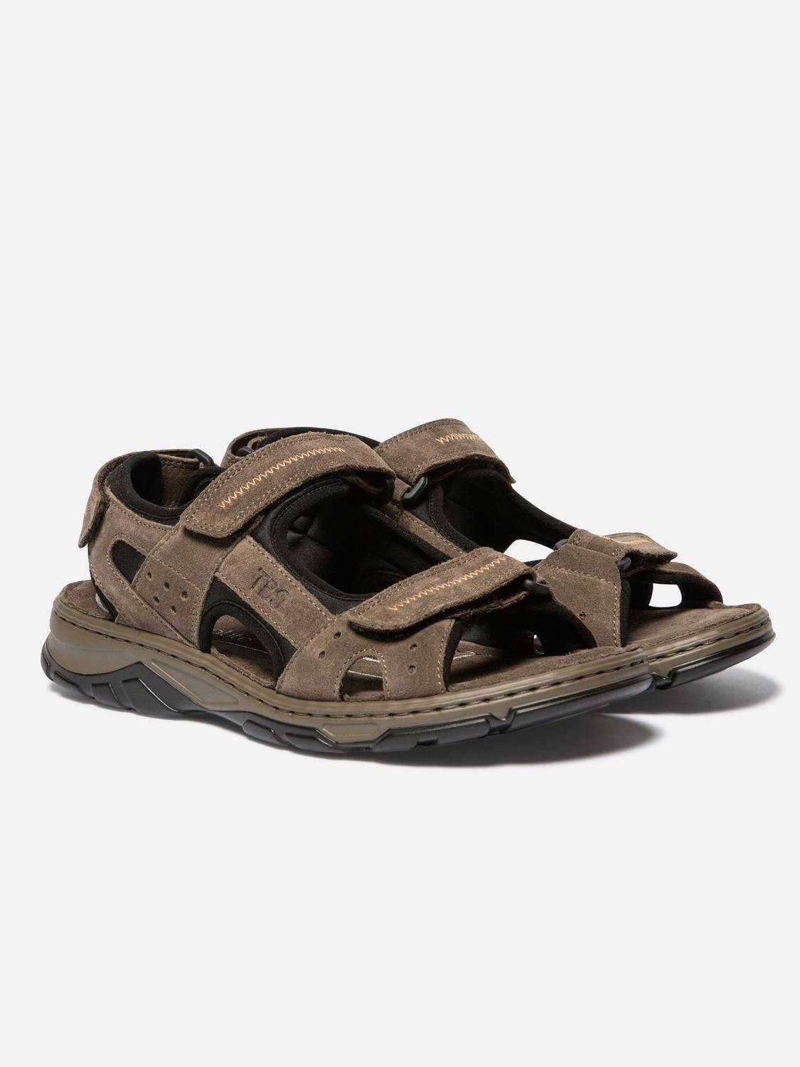 Sandales plates homme ecorce JOHALIN