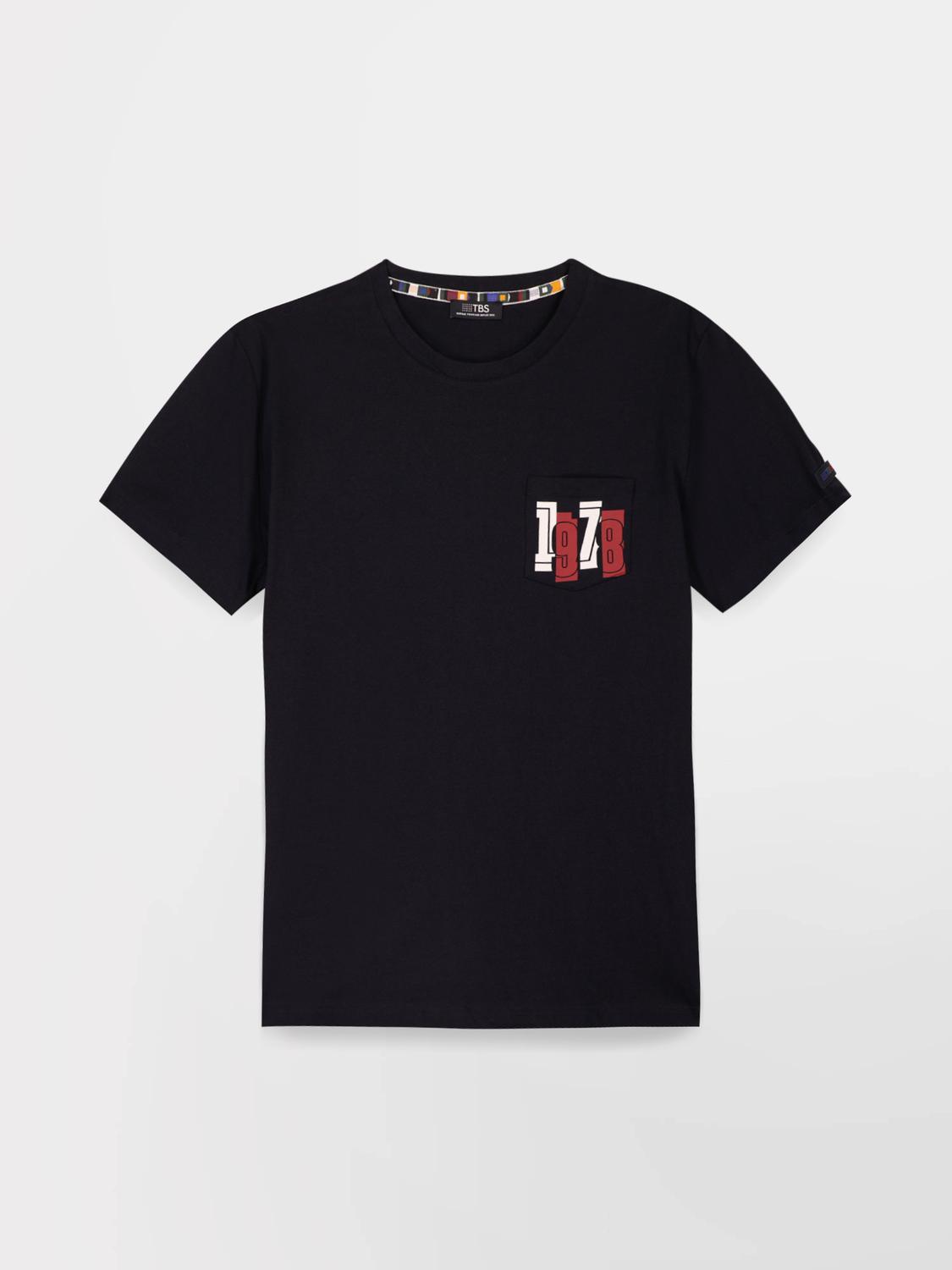 T-Shirt Manches courtes Marine Manches Courtes Bleu HADISTEE T-Shirt Manches courtes Marine Manches Courtes Bleu HADISTEE