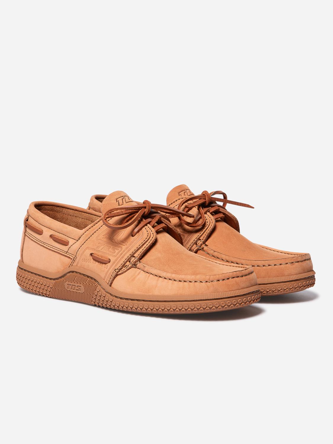 Men's boat shoes Terracotta GONIOX