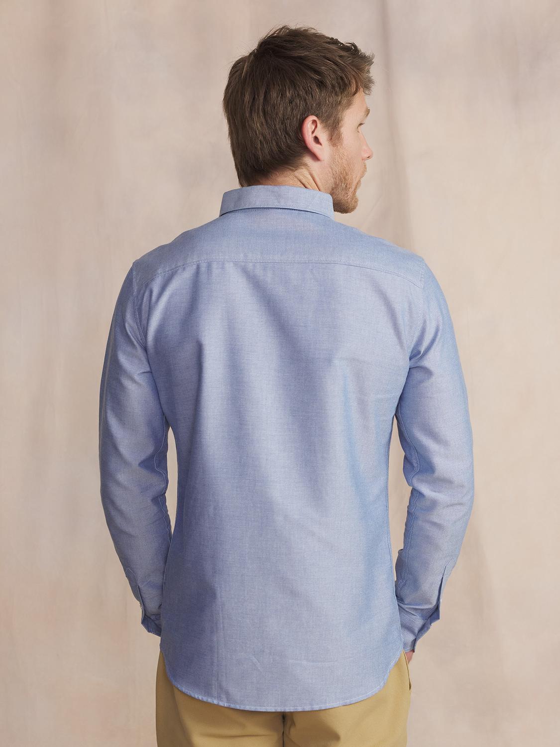 Chemise Chambray Manches Longues Bleu BRADYCHE Chemise Chambray Manches Longues Bleu BRADYCHE