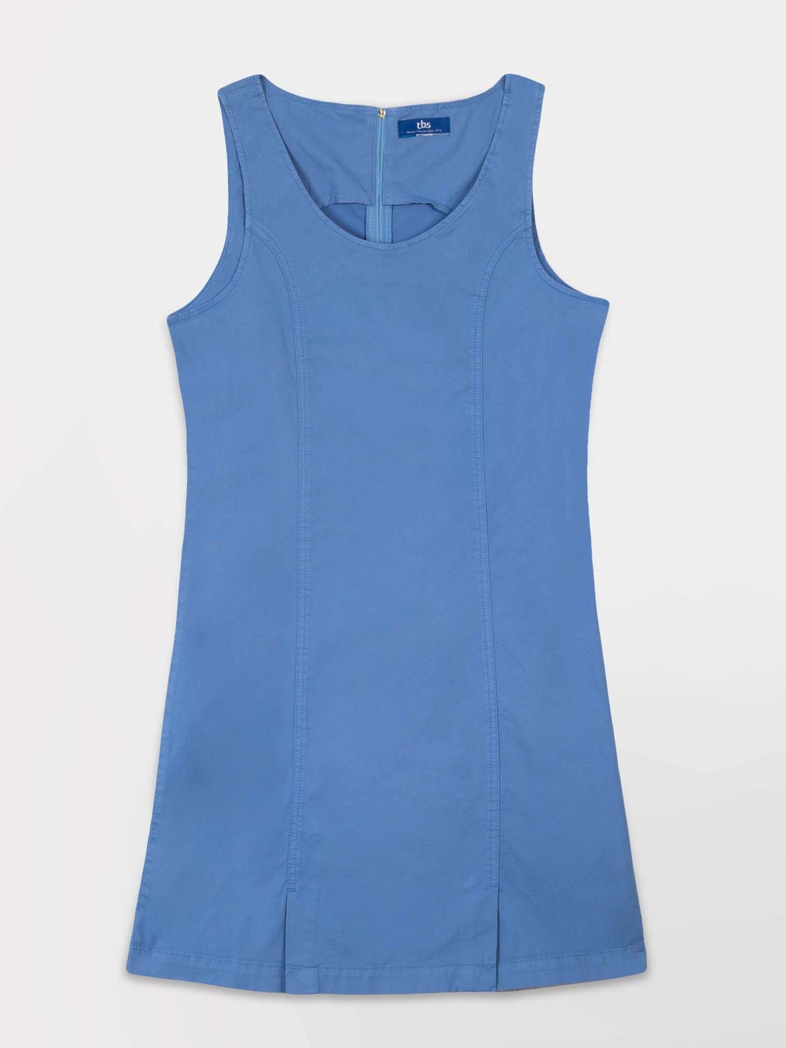 Robe Femme Toile Coton Stretch Bleu
