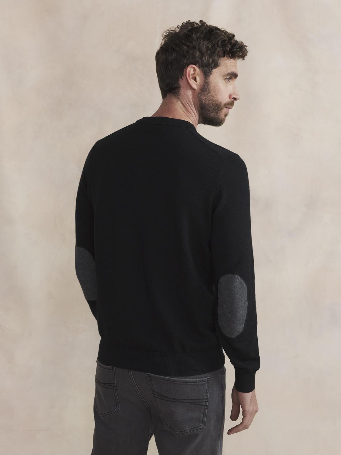 Pull Homme Noir MALIKRON