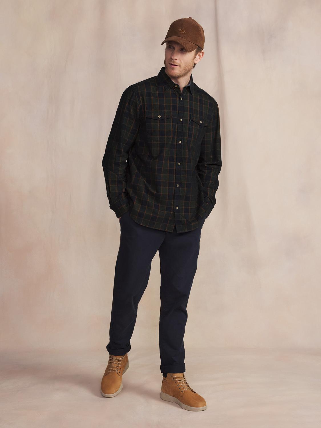 Chemise Trefle Manches Longues Vert FLAYDCHE