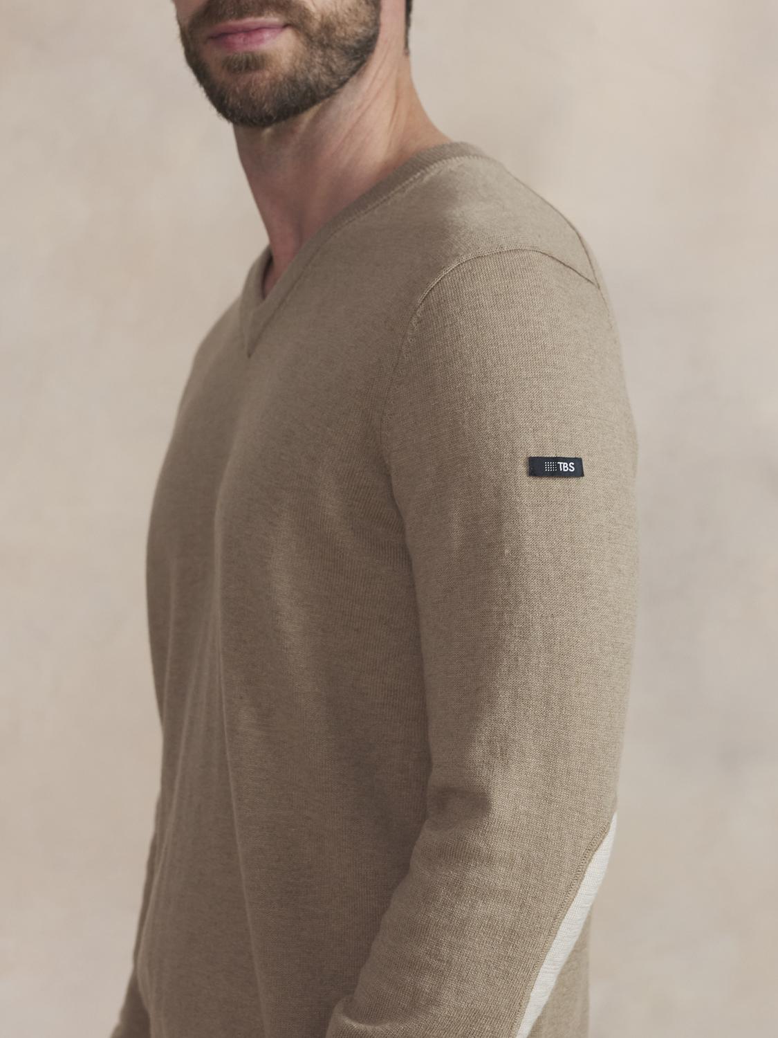 Pull Homme Beige MALIKVER