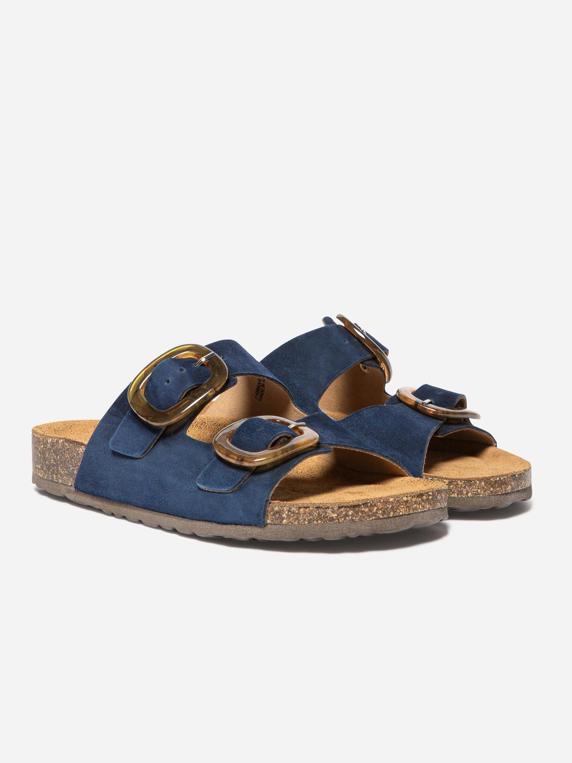 Mules femme marine RAYANNA