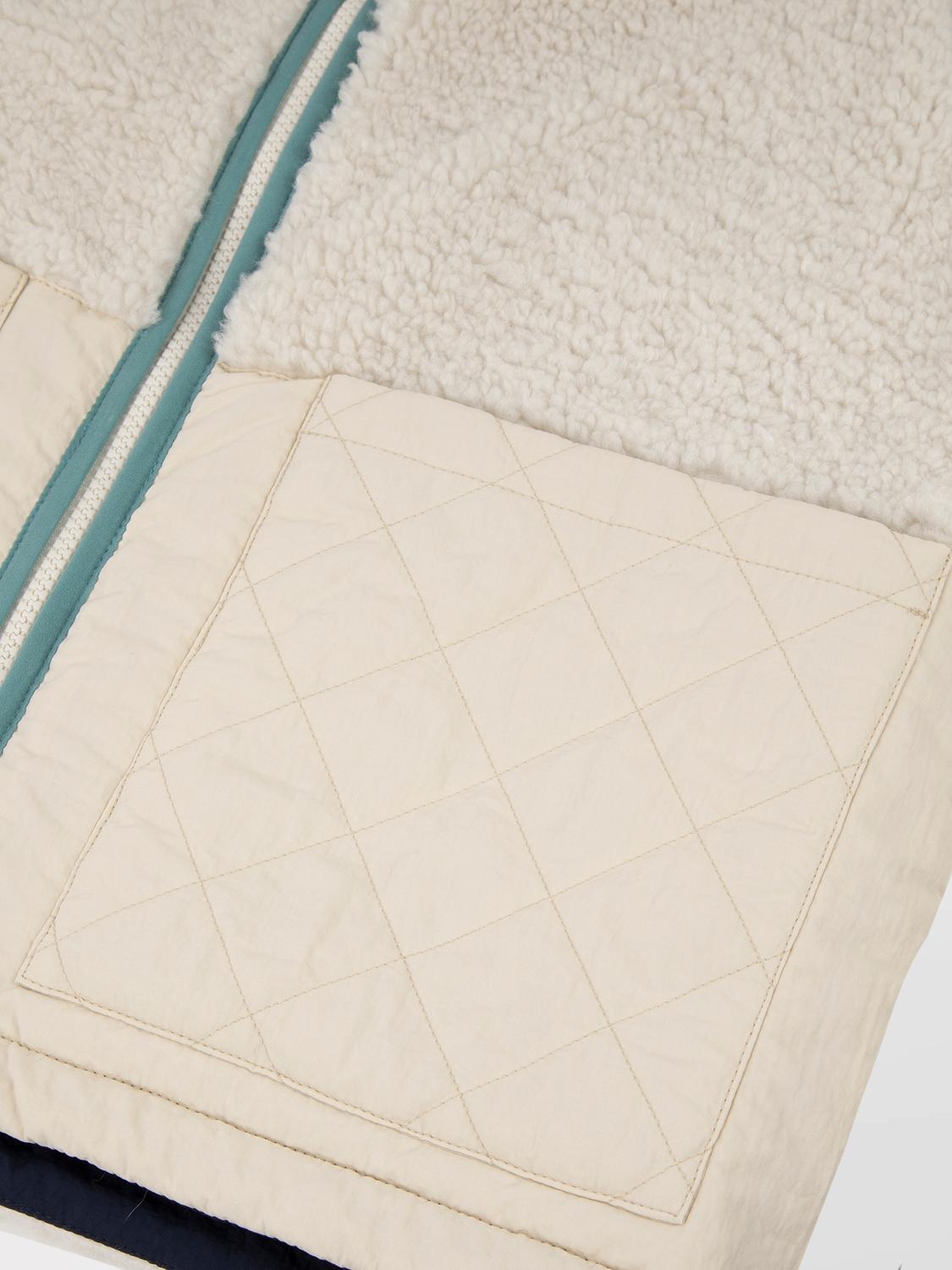 Sherpa sans manches femme ecru WILDASAN