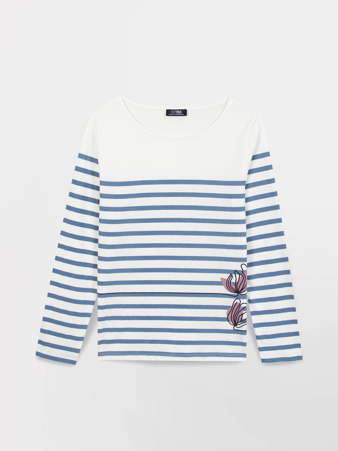 Tee Shirt Celeste Manches Longues ALISATEE Tee Shirt Celeste Manches Longues ALISATEE