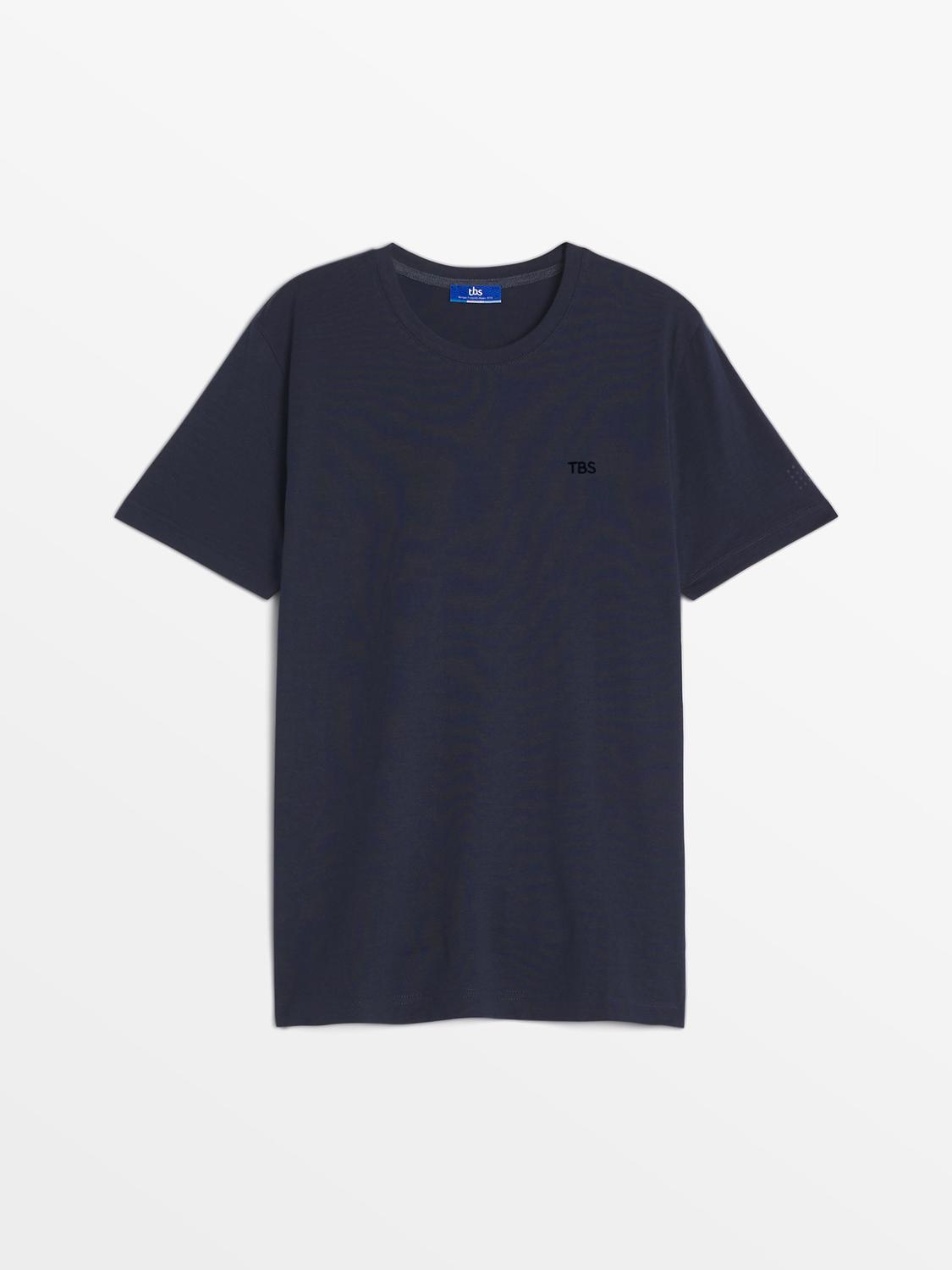 Tee-shirt en maille homme marine PIERETEE