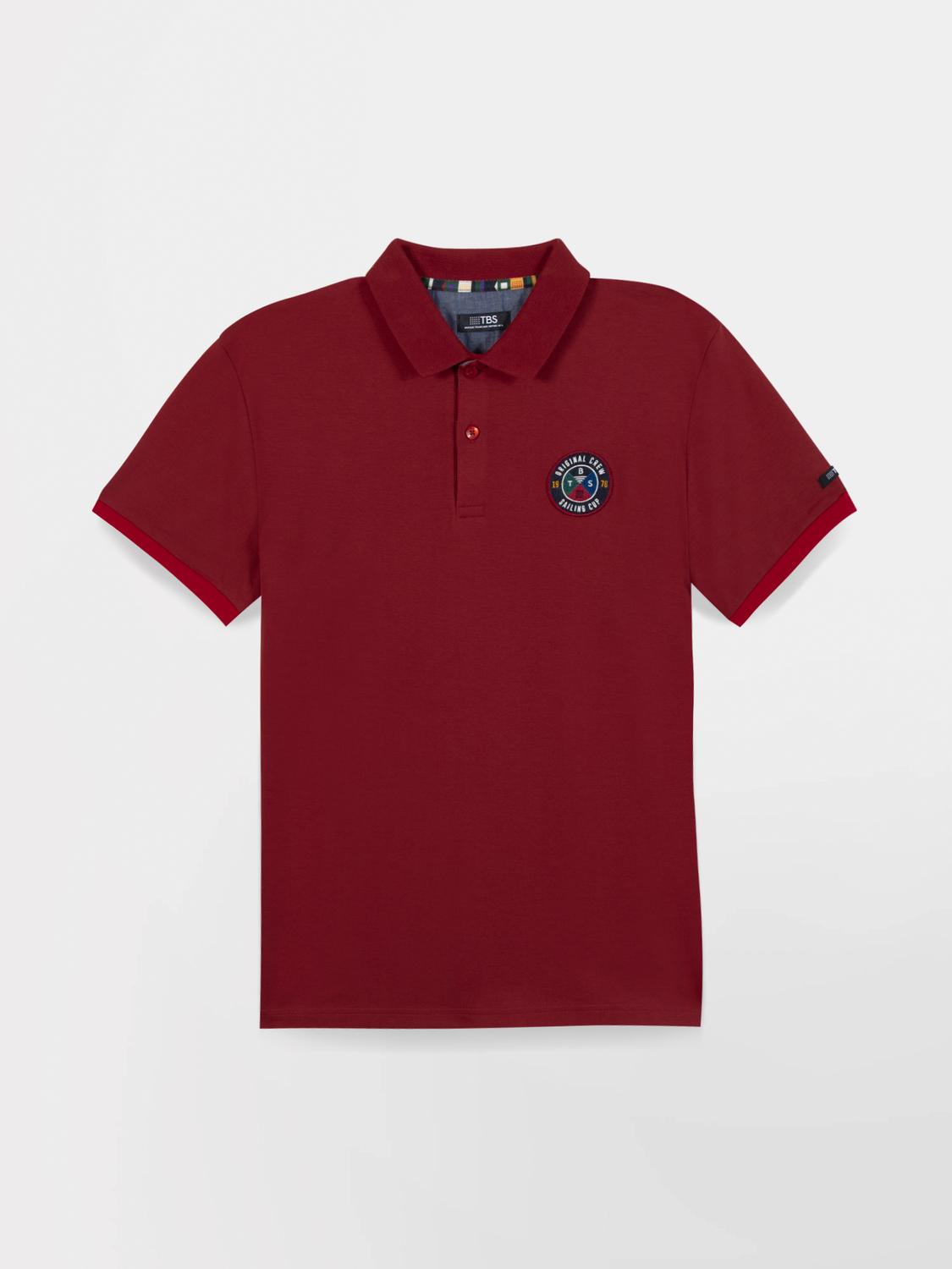 Polo Manches Courtes Rouge VALDEPOL Polo Manches Courtes Rouge VALDEPOL