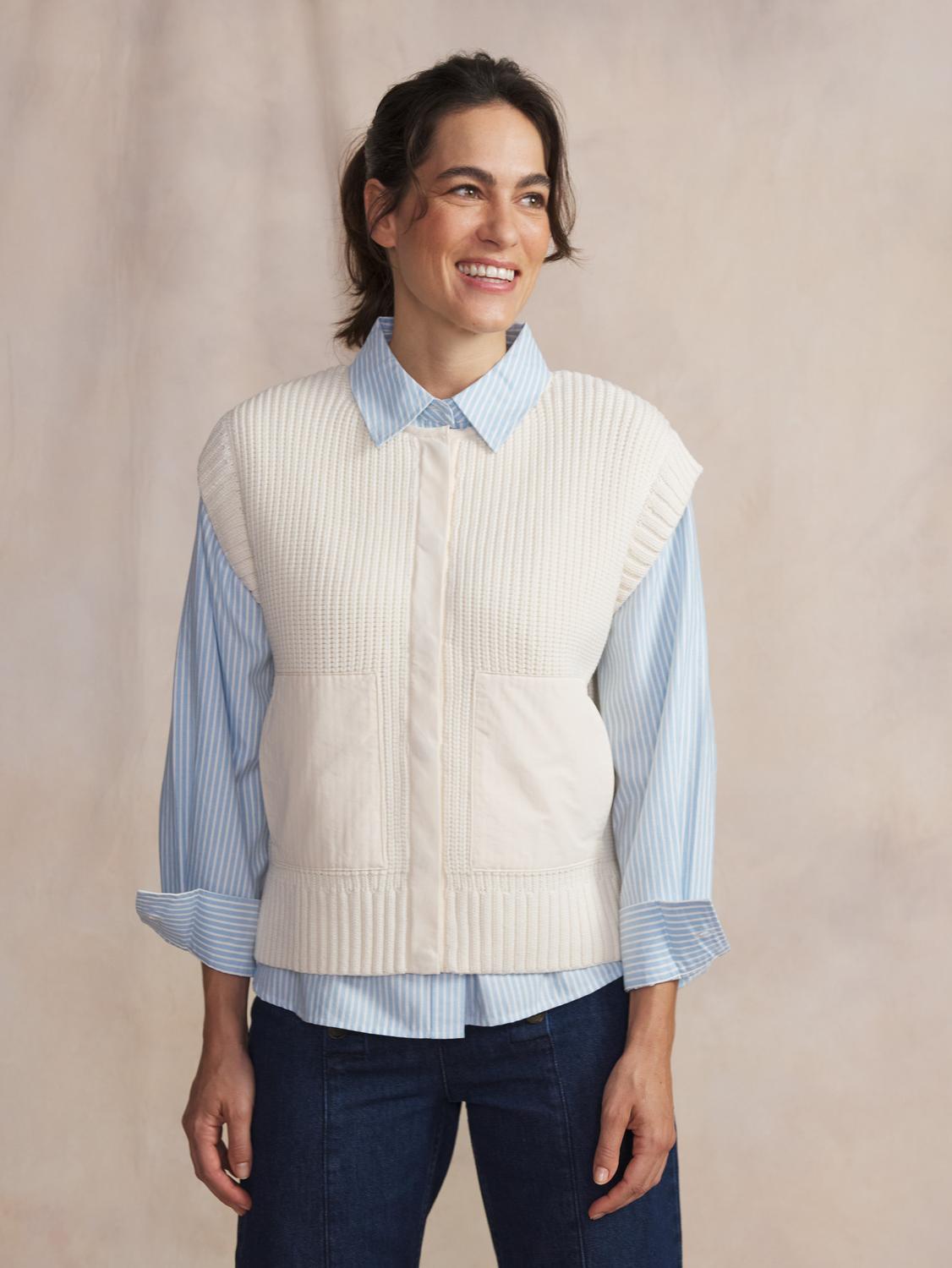 Pull femme craie SUZIESAN