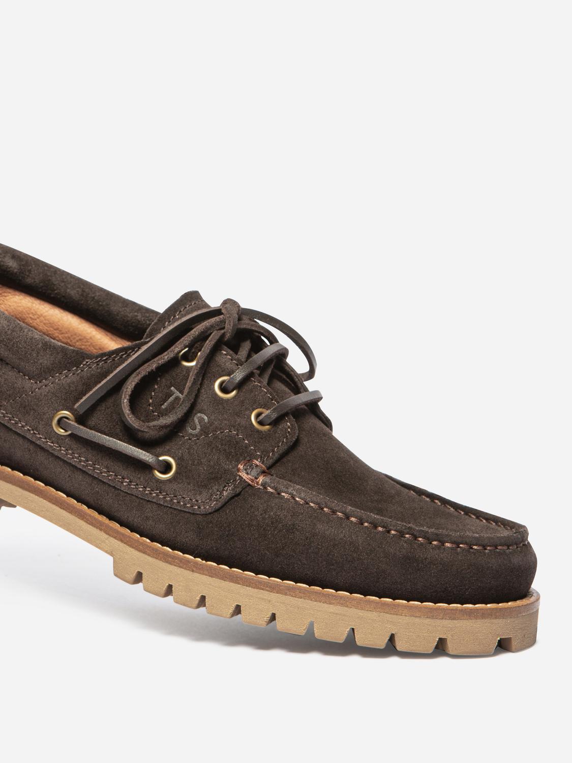 Chaussures Bateaux Homme Cuir Cafe RAYNOLD