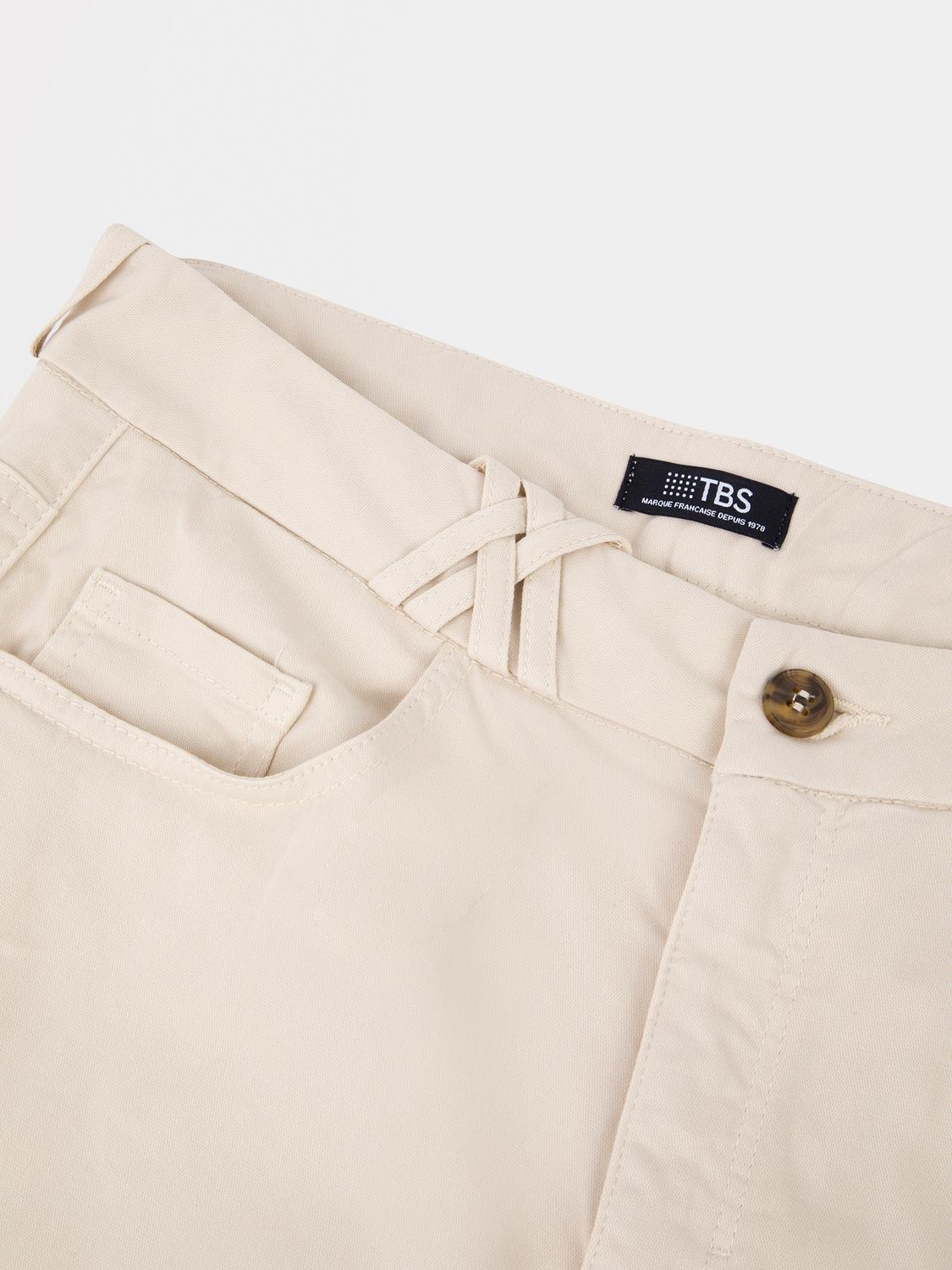Pantalon femme beige SINTAPAN