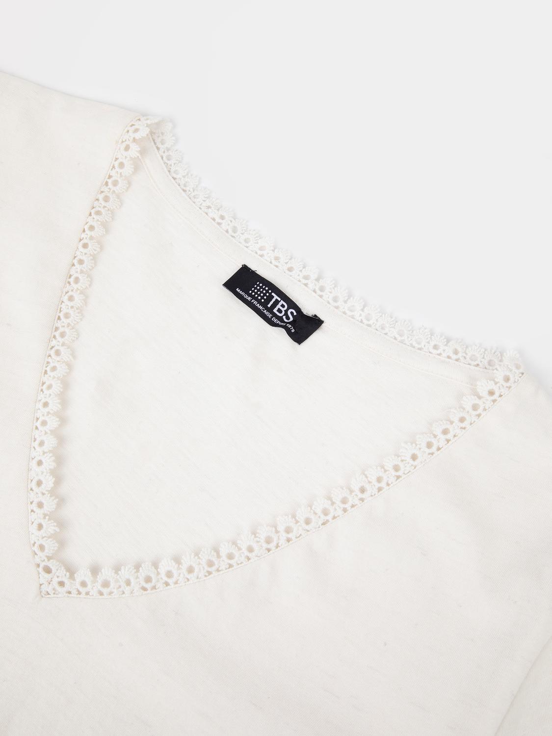 Tee-shirt en maille femme arctique ADAMAVER