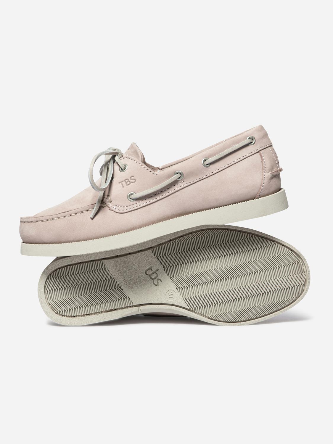 Chaussures bateau femme nude PHENISE