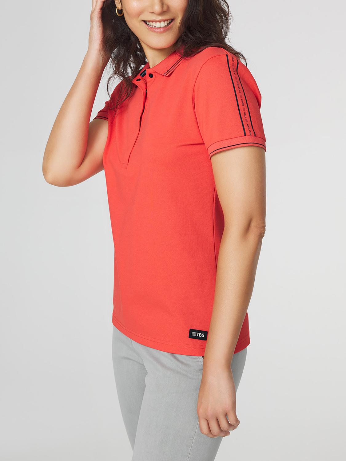 Polo Femme Piqué Rouge IRRISPOL