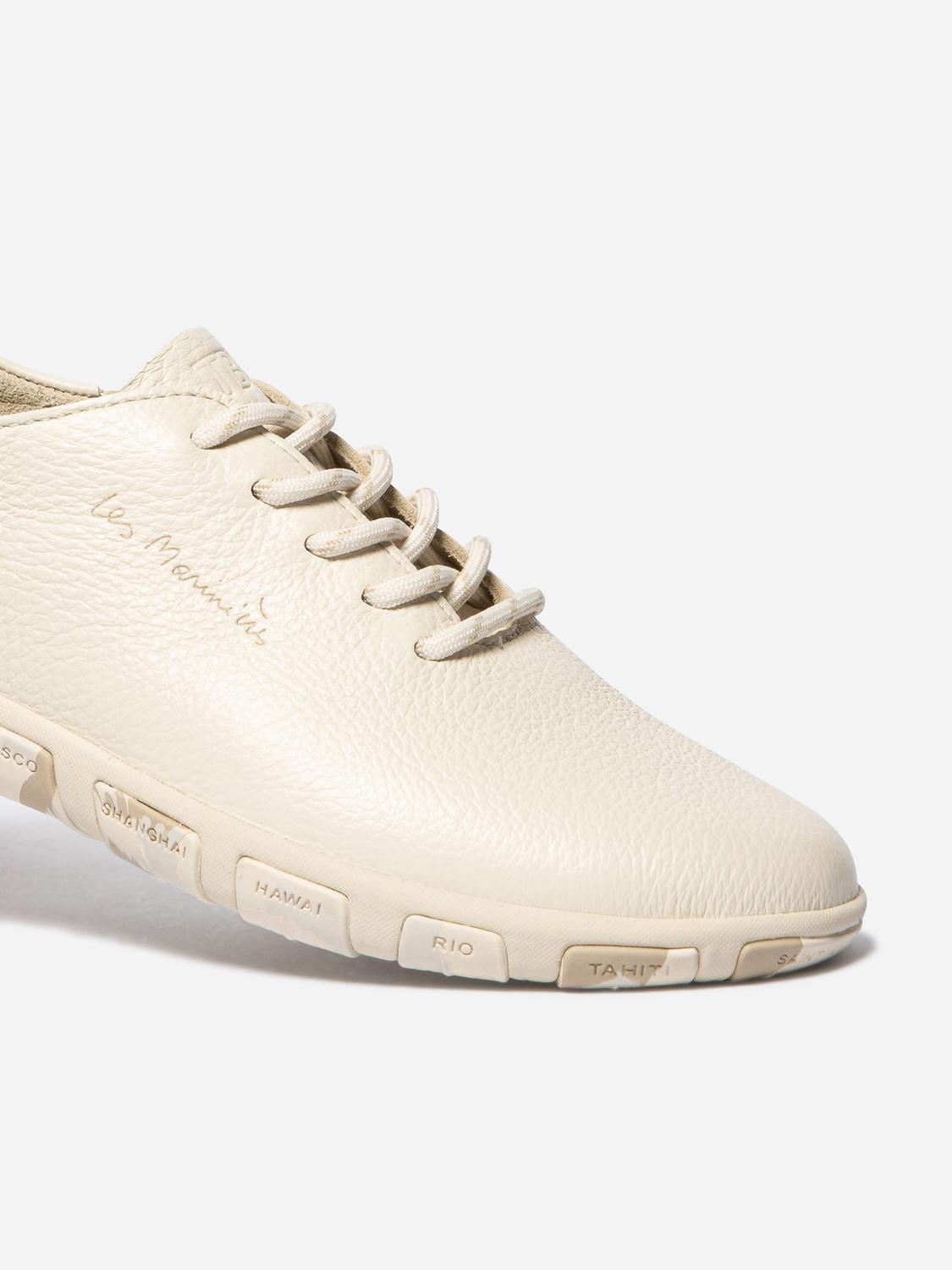 Tennis en toile femme ecru camo JAZARU