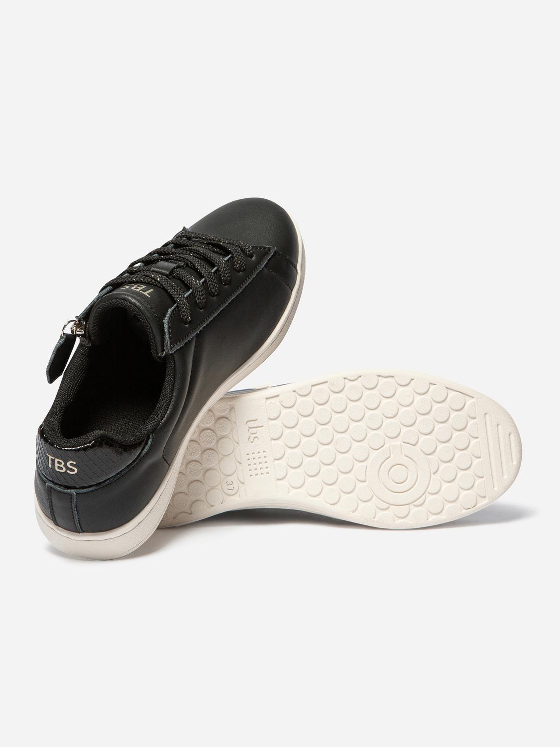 Baskets Femme Zippées Noir LORAZIP Baskets Femme Zippées Noir LORAZIP
