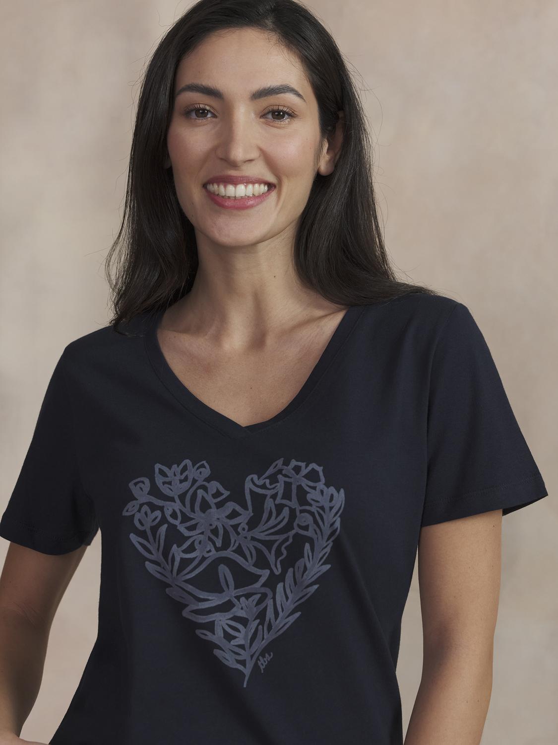 Tee Maille Femme Marine ISANATEE