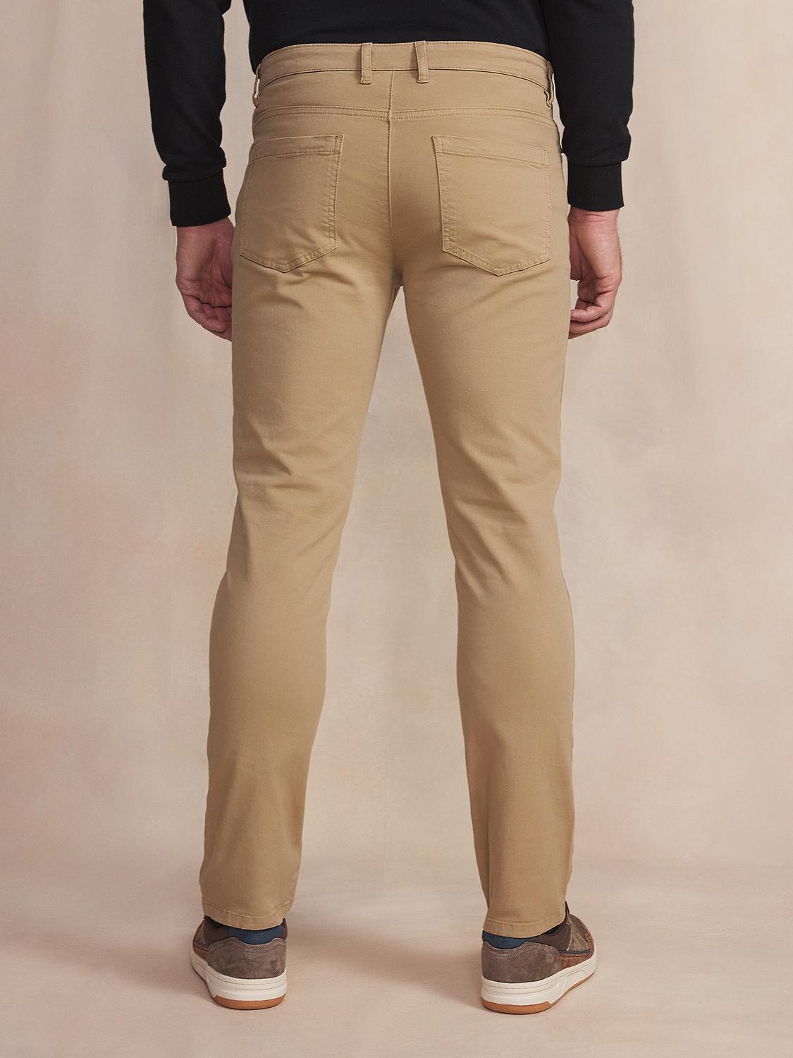 Pantalon Homme Coton Recyclé Marron Clair FILAOPAN Pantalon Homme Coton Recyclé Marron Clair FILAOPAN