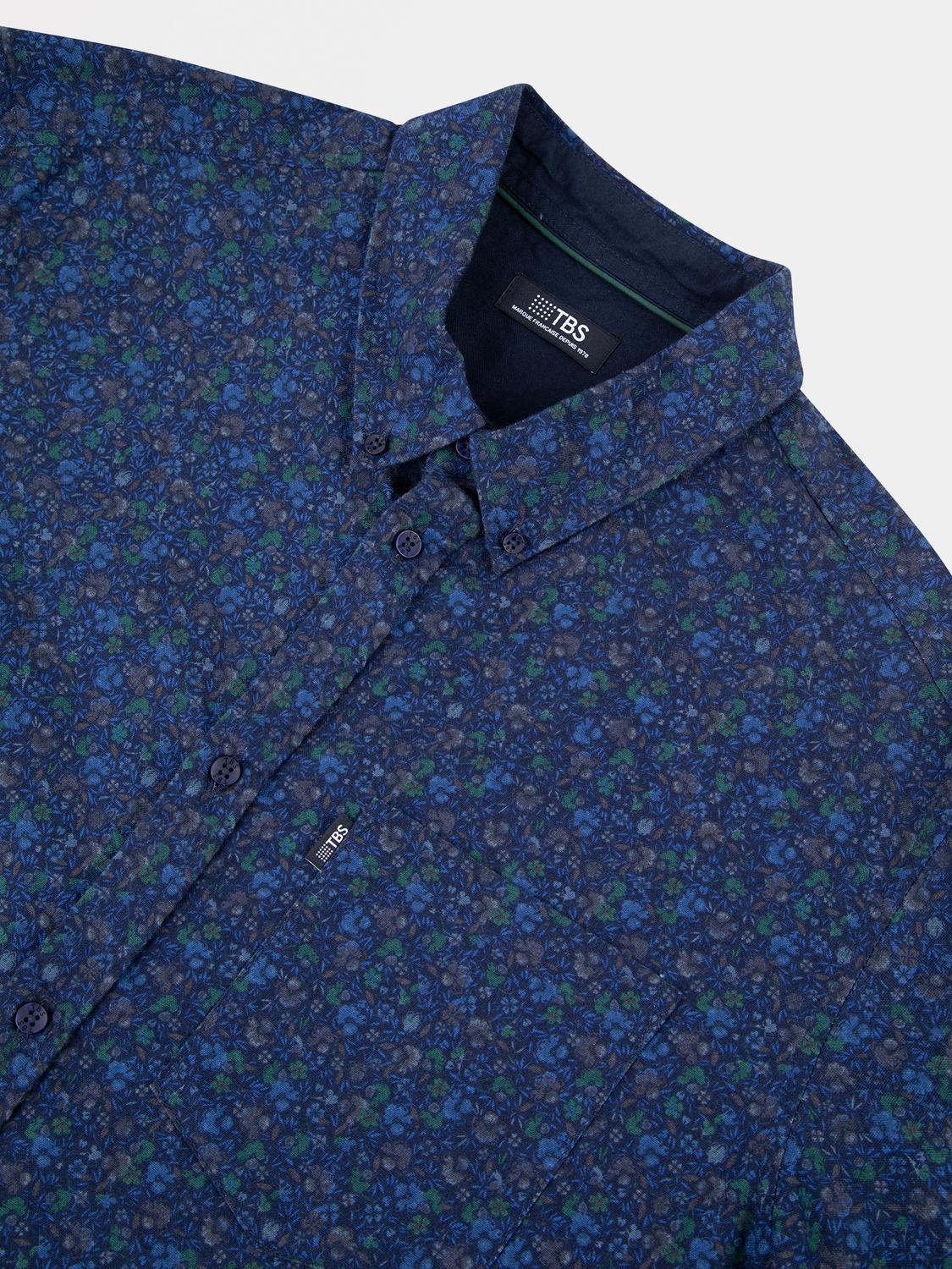 Chemise Manches Longues Bleu JANAVCHE Chemise Manches Longues Bleu JANAVCHE