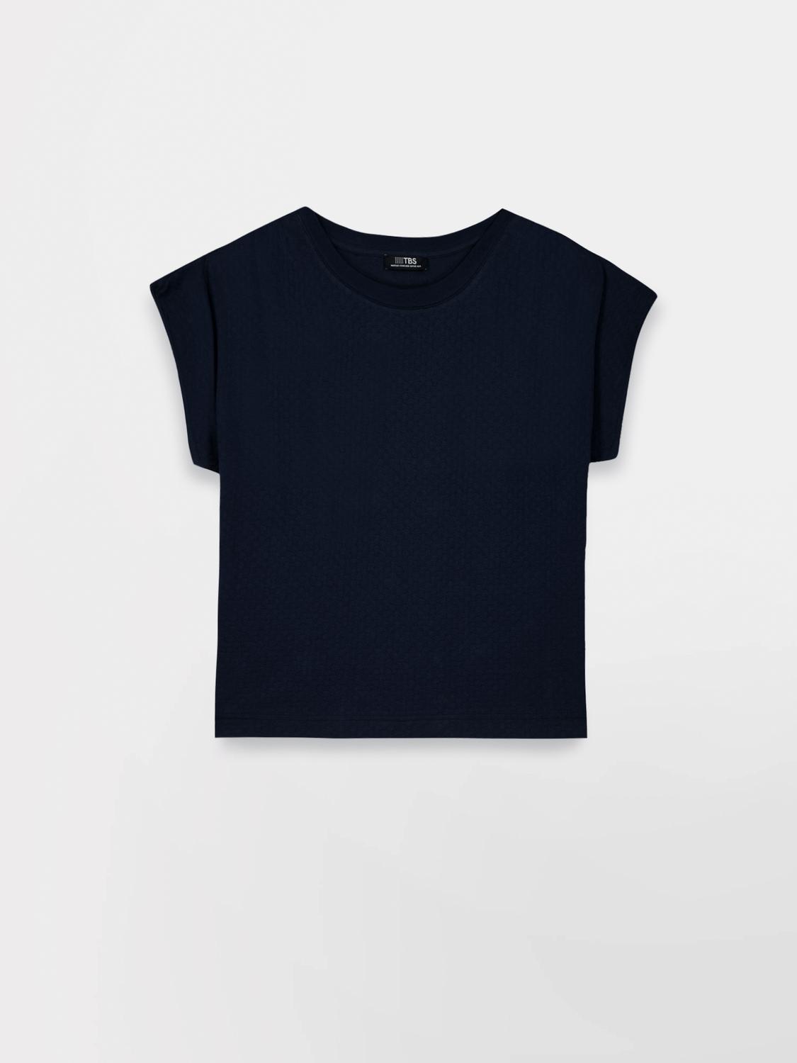 Tee-shirt en maille femme navy ROMMYTEE