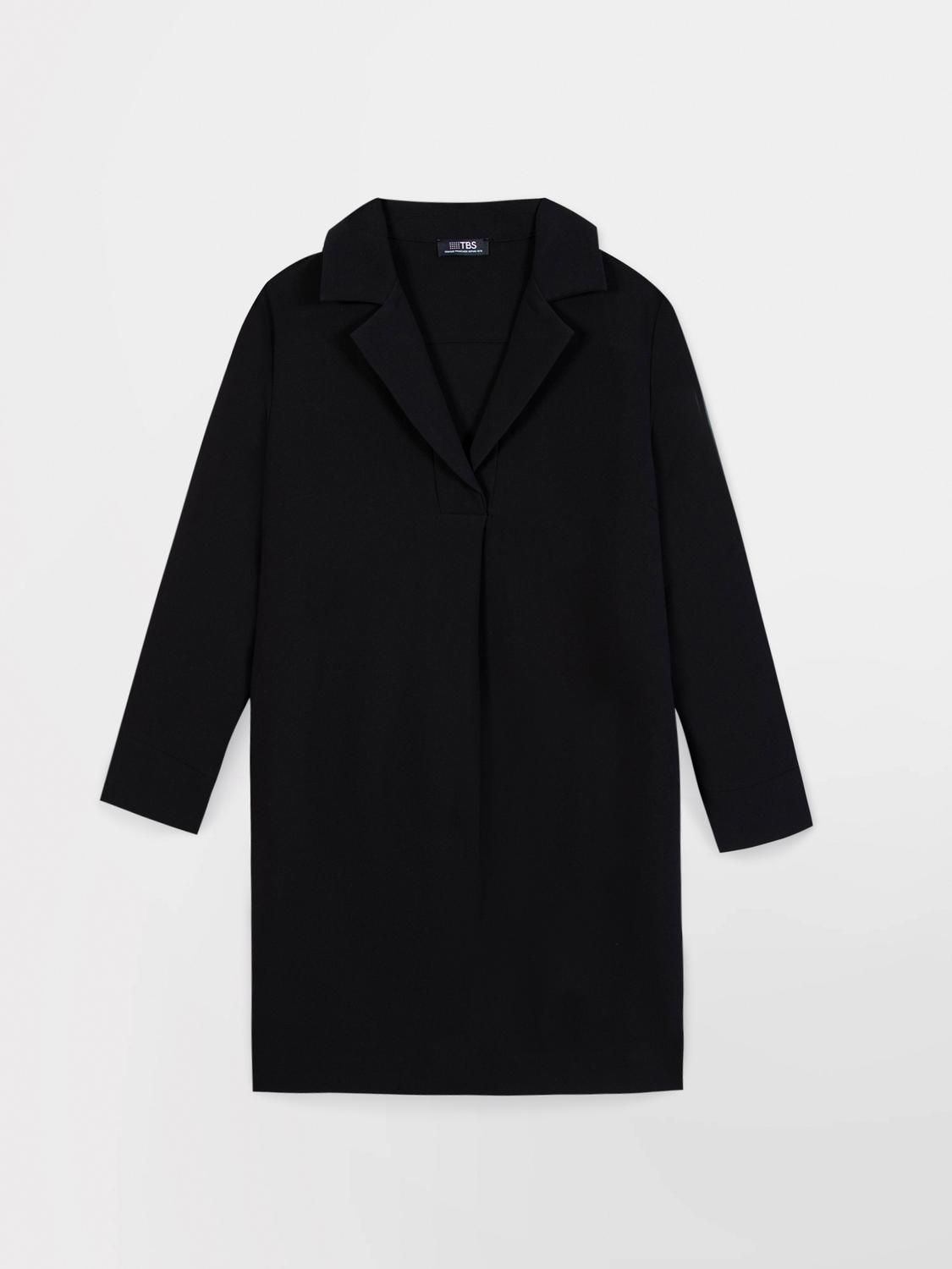 Robe Noir Manches Longues Noir NOLWEROB