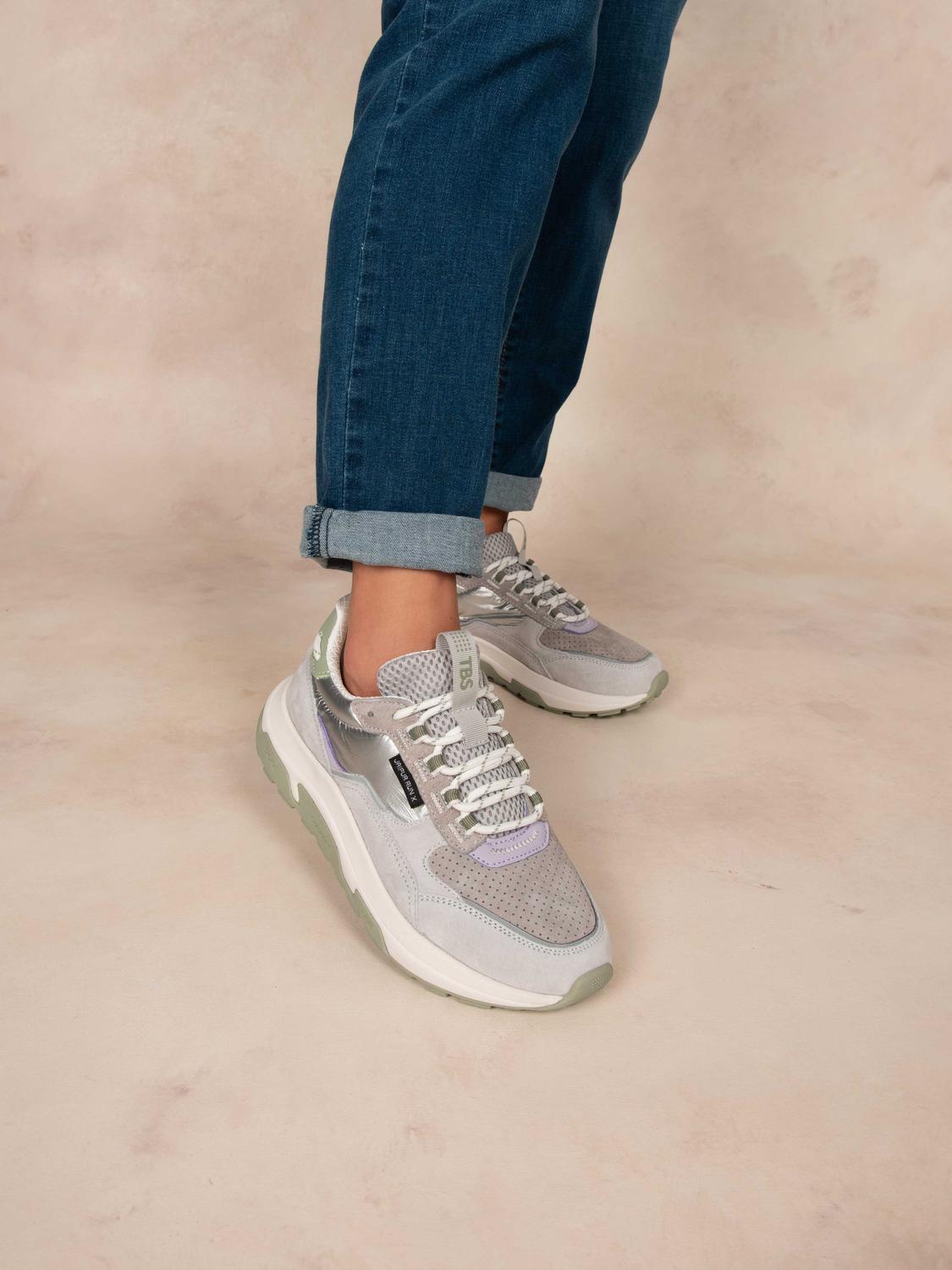 Running femme gris et argile JAZONNE