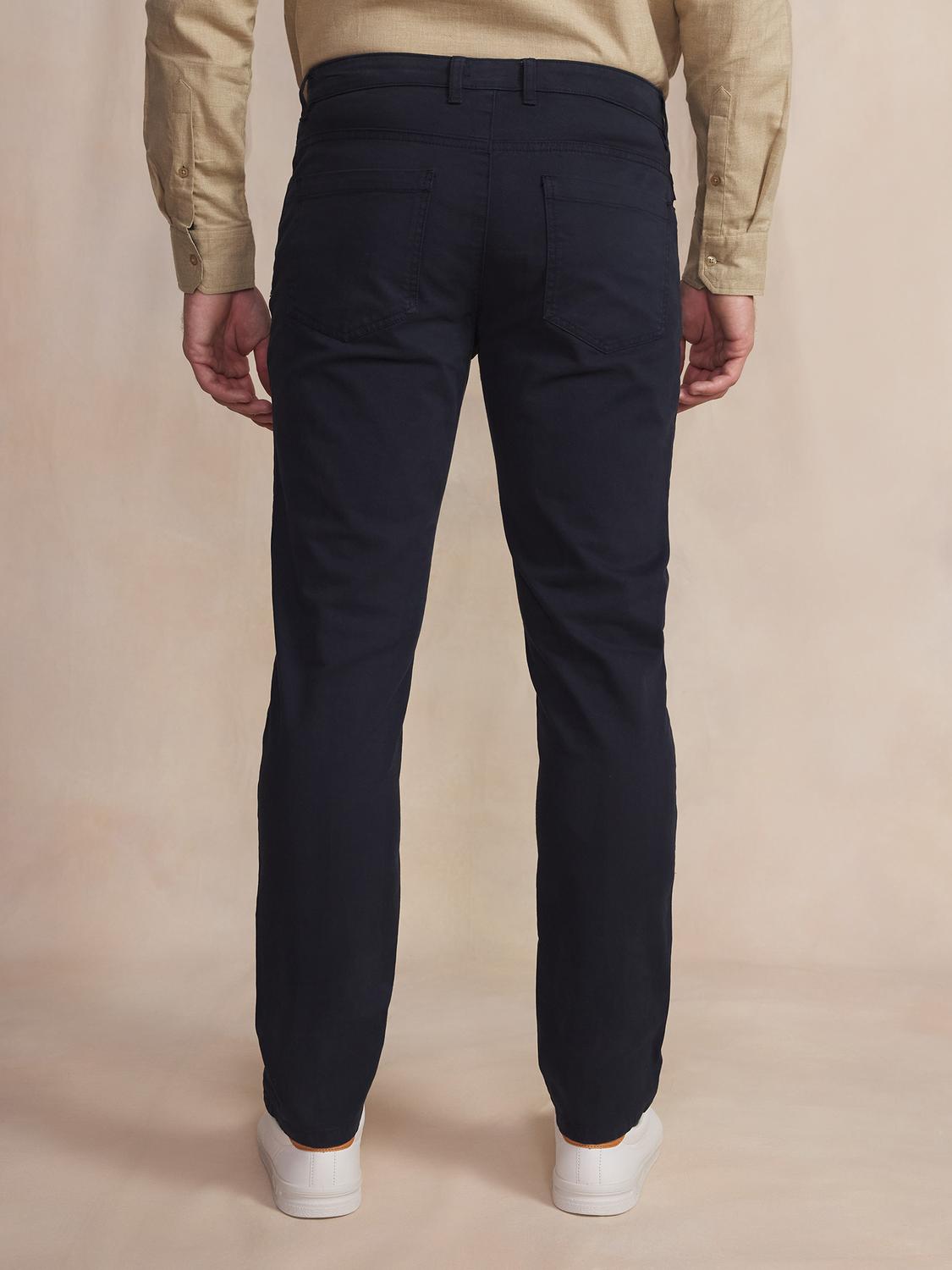 Pantalon Homme Coton Recyclé Marine FILAOPAN Pantalon Homme Coton Recyclé Marine FILAOPAN