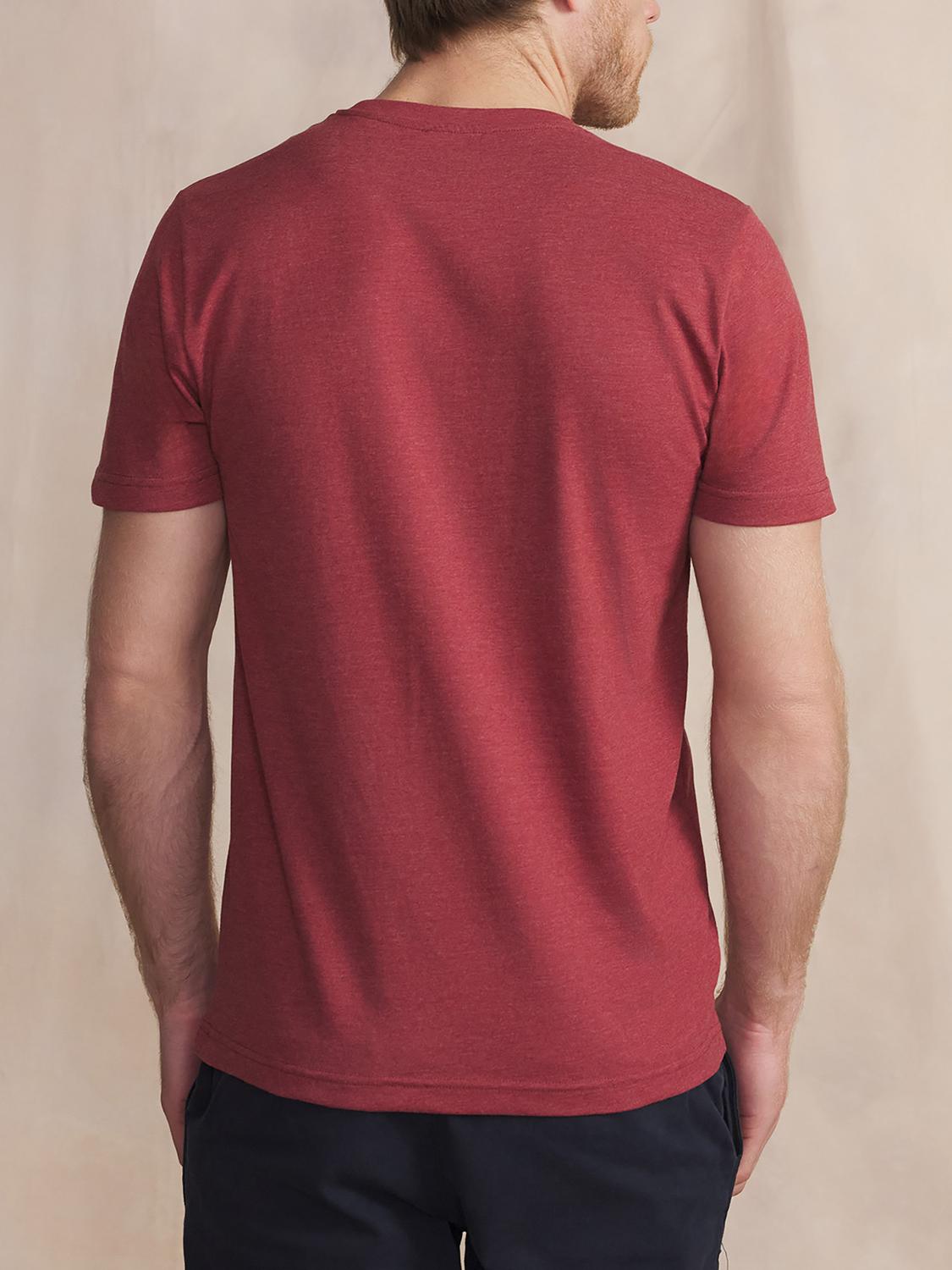Tee Shirt Homme Manches Courtes Rouge PIERETEE
