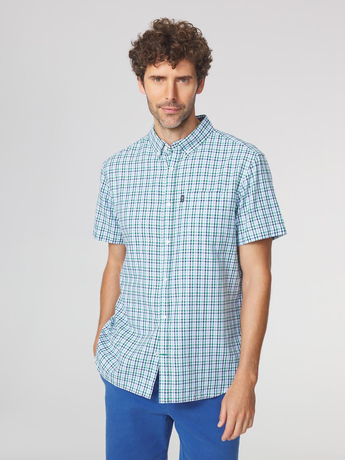 Chemise Homme manches Courtes à carreaux ORSONCHA Chemise Homme manches Courtes à carreaux ORSONCHA