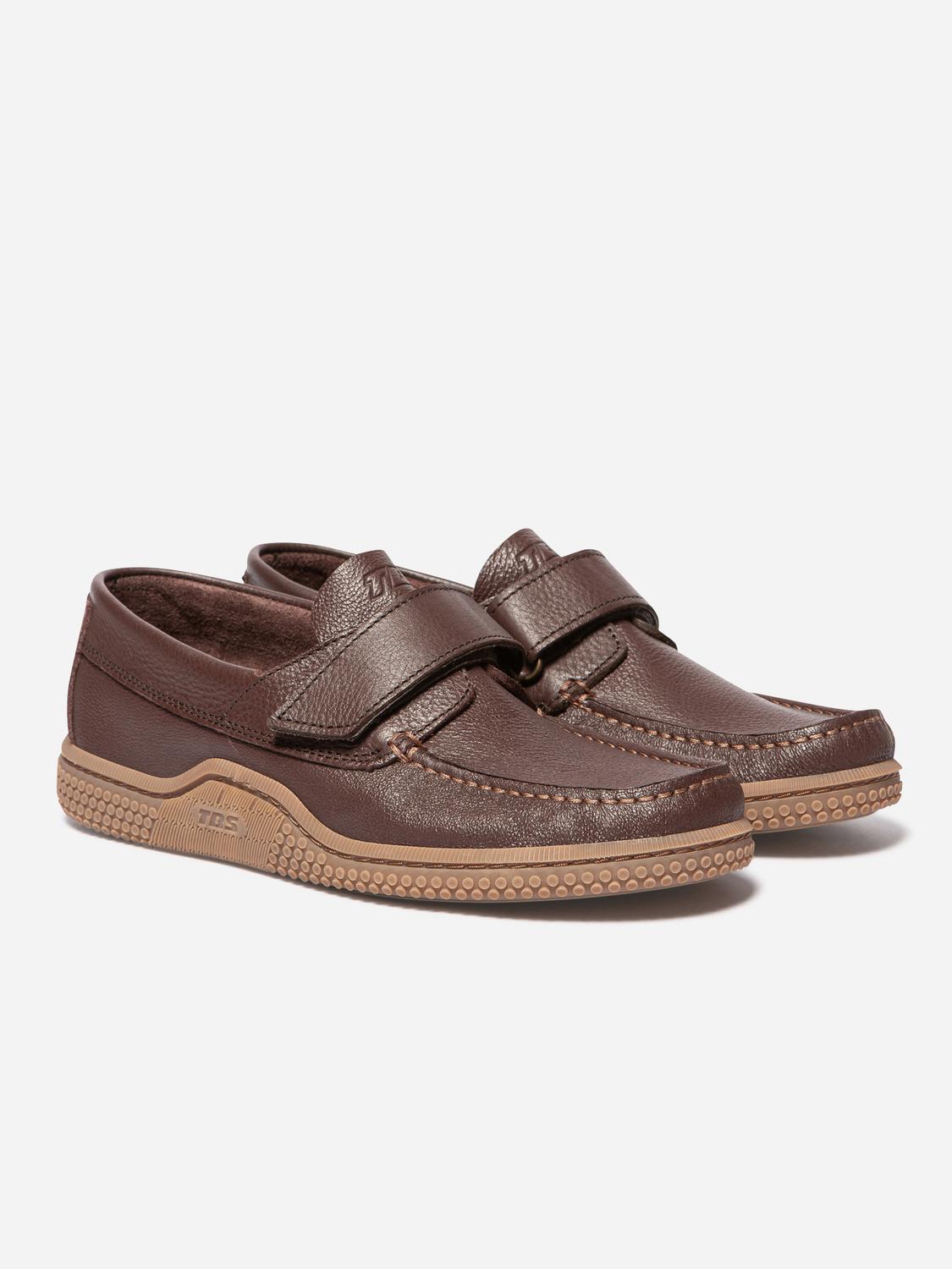 Men's boat shoes Chocolate GALAIS