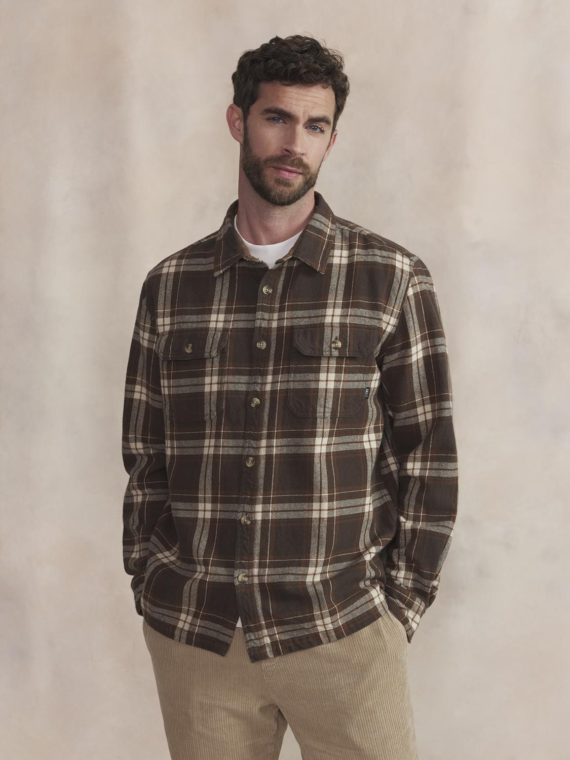 Chemise Homme Coton Bois GAREKSUR