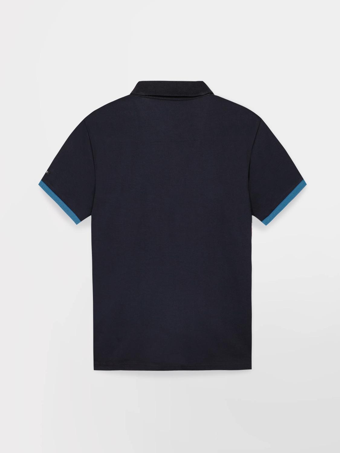 Polo Manches Courtes Bleu VALDEPOL Polo Manches Courtes Bleu VALDEPOL