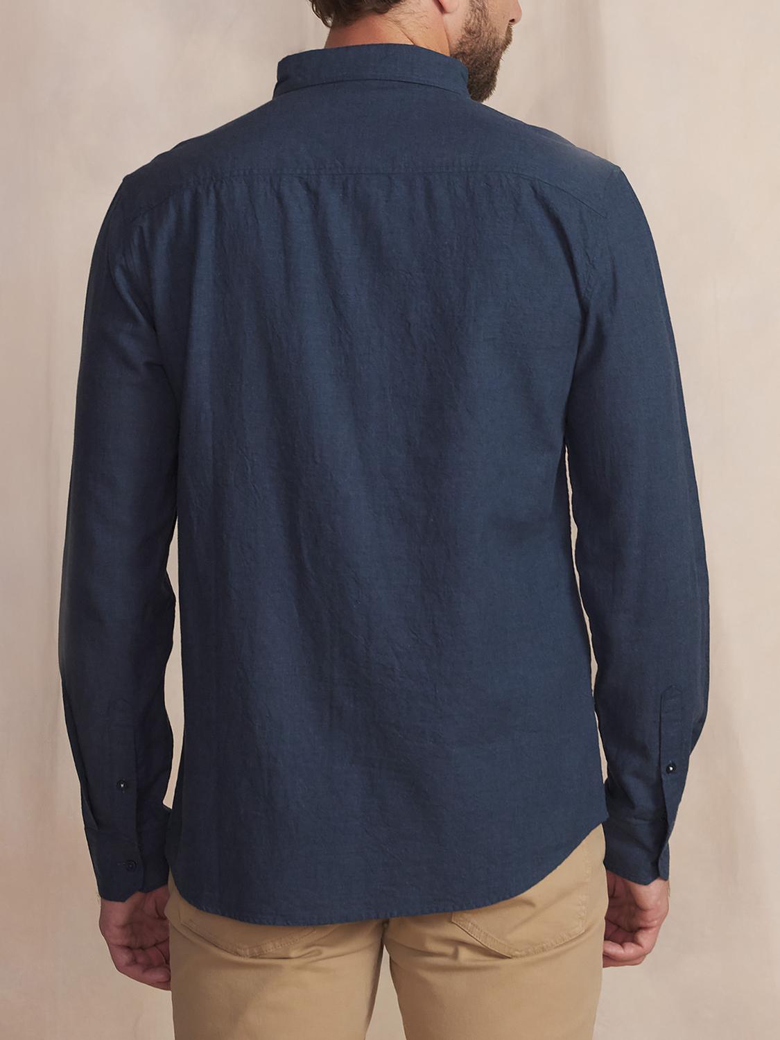 Chemise Homme Coton Flanelle Bleu BERLICHE