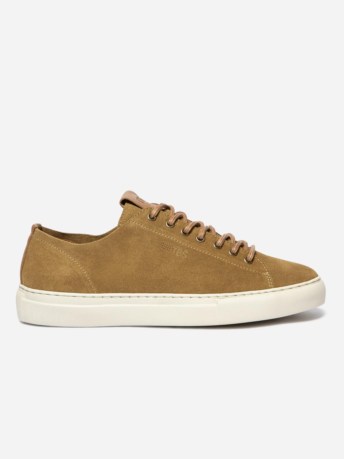 Men's leather sneakers Tobacco ALBERIC