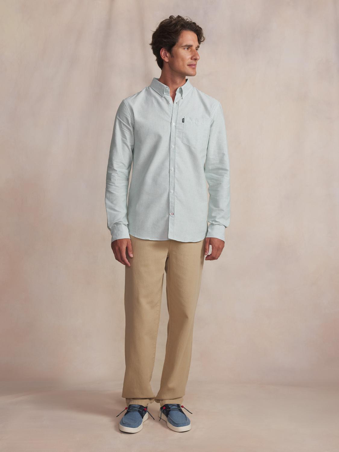 Chemise homme kaki ERWANCHE