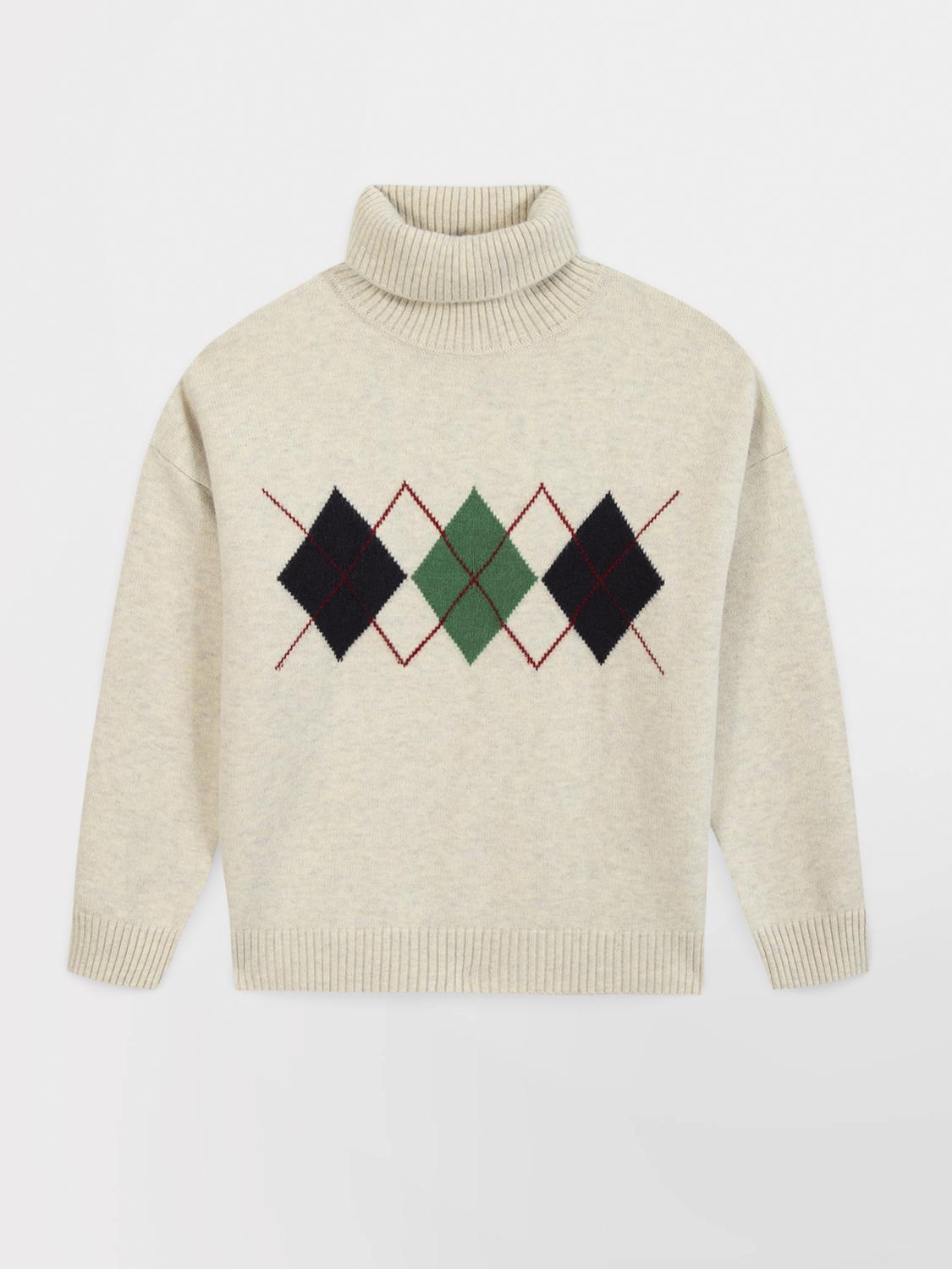 Pull Craie Manches Longues Blanc BURLICOL Pull Craie Manches Longues Blanc BURLICOL
