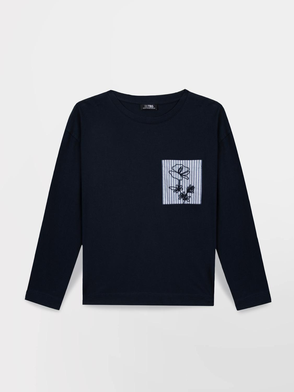 Tee Maille Femme Marine OLYRATEE