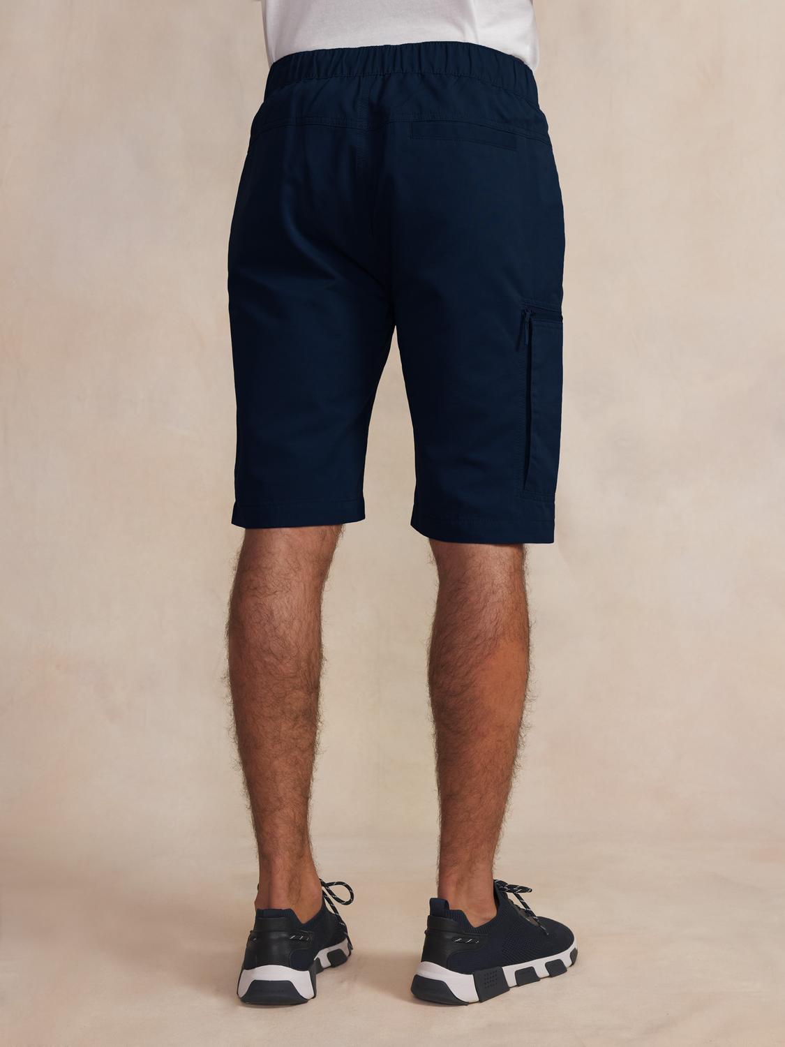 Bermuda homme bleu marine FUPPANEW