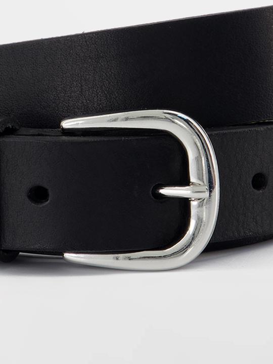 Ceinture en cuir femme noir ANNABELT