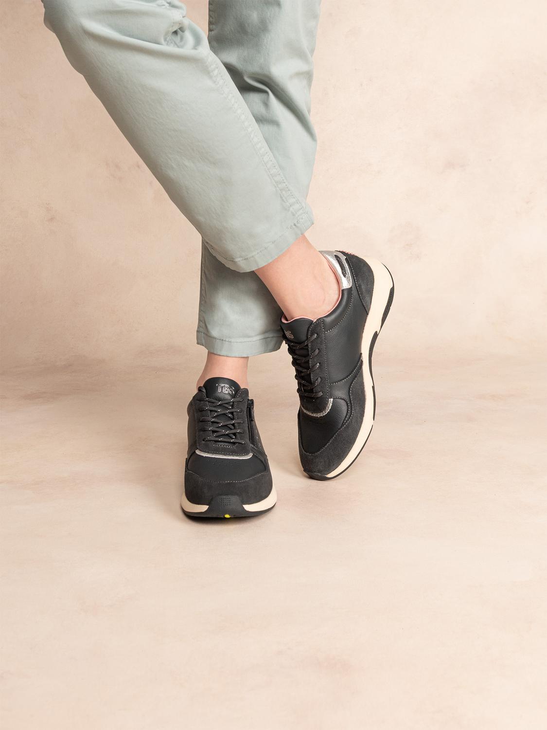Tennis Suede Anthracite JAZAZIP Tennis Suede Anthracite JAZAZIP
