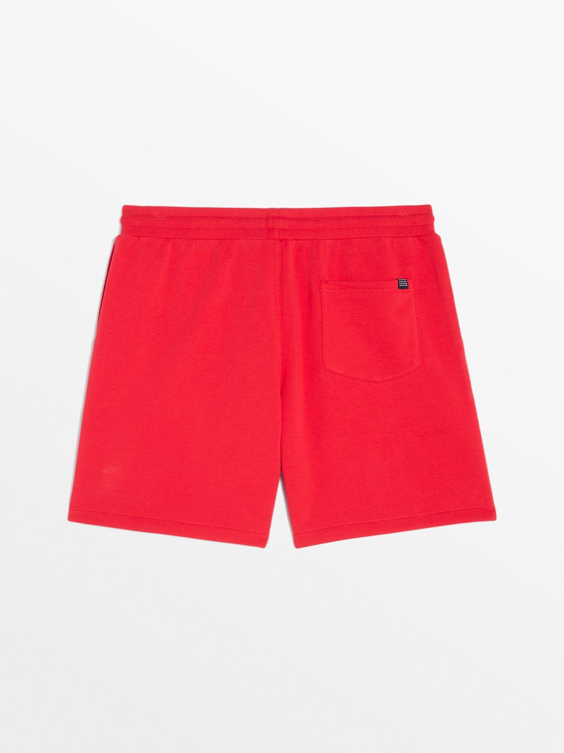 Short Homme Molletonné Eco Conçu Rouge