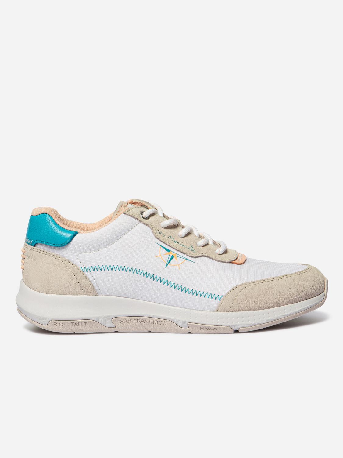 Women's running shoes White and Quartz JAZFOIL