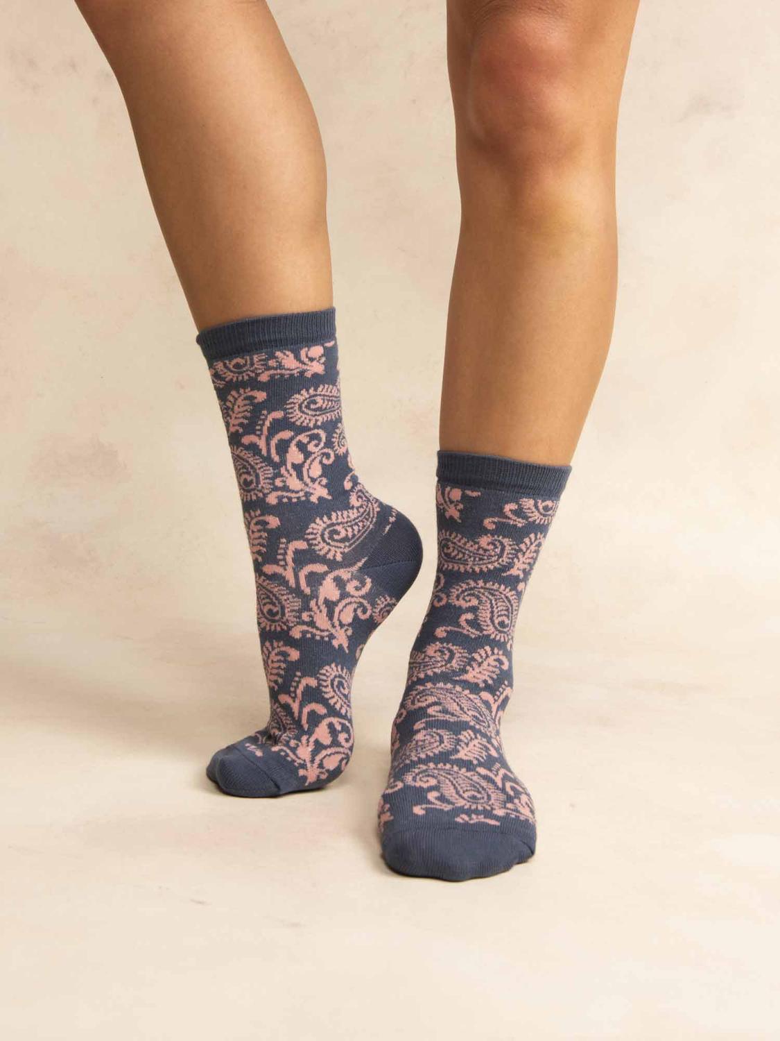 Chaussette Femme Textile Azur et Nymphe BILLYSOC