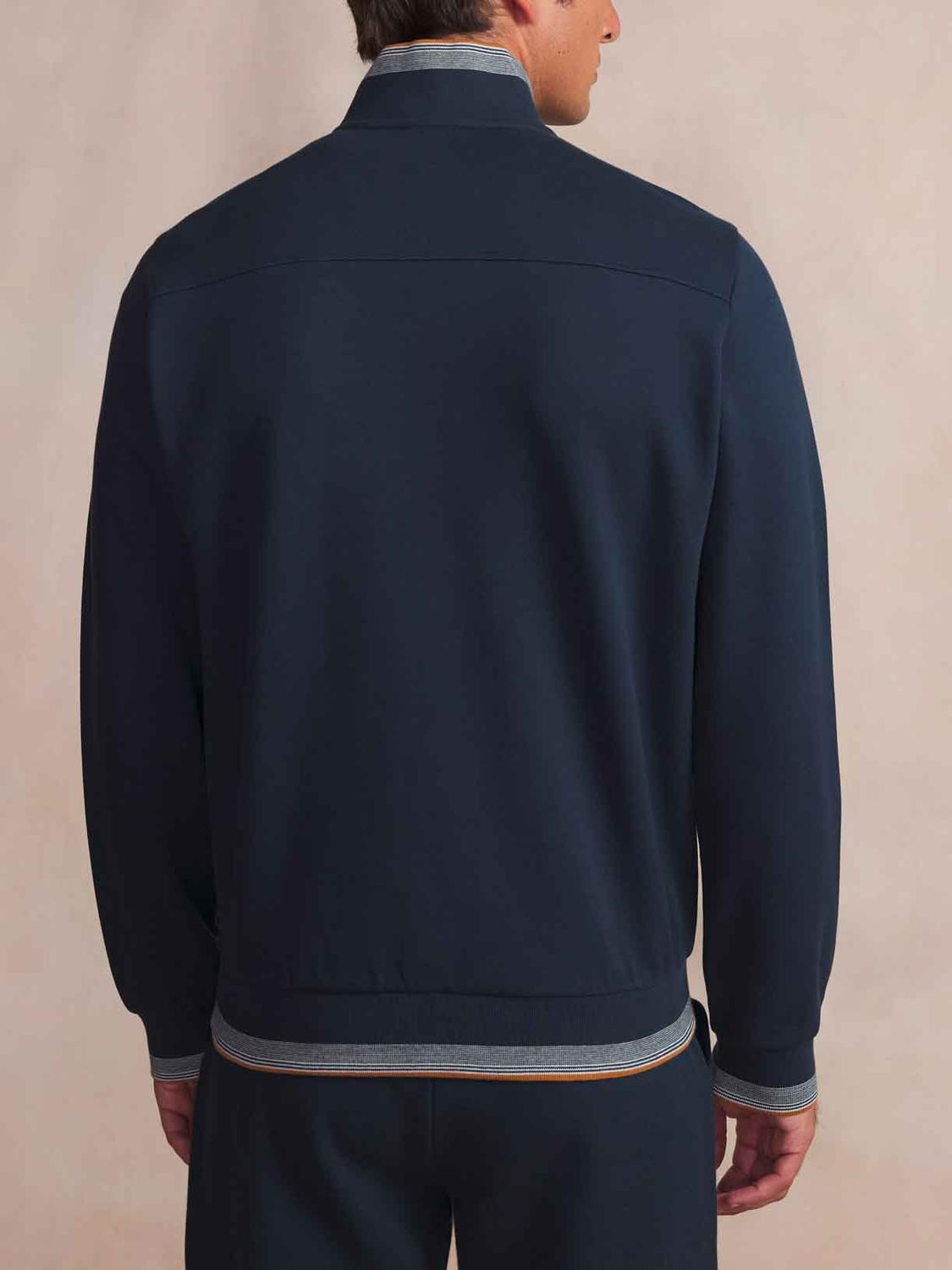 Sweatshirt Men Navy LEANNCAM