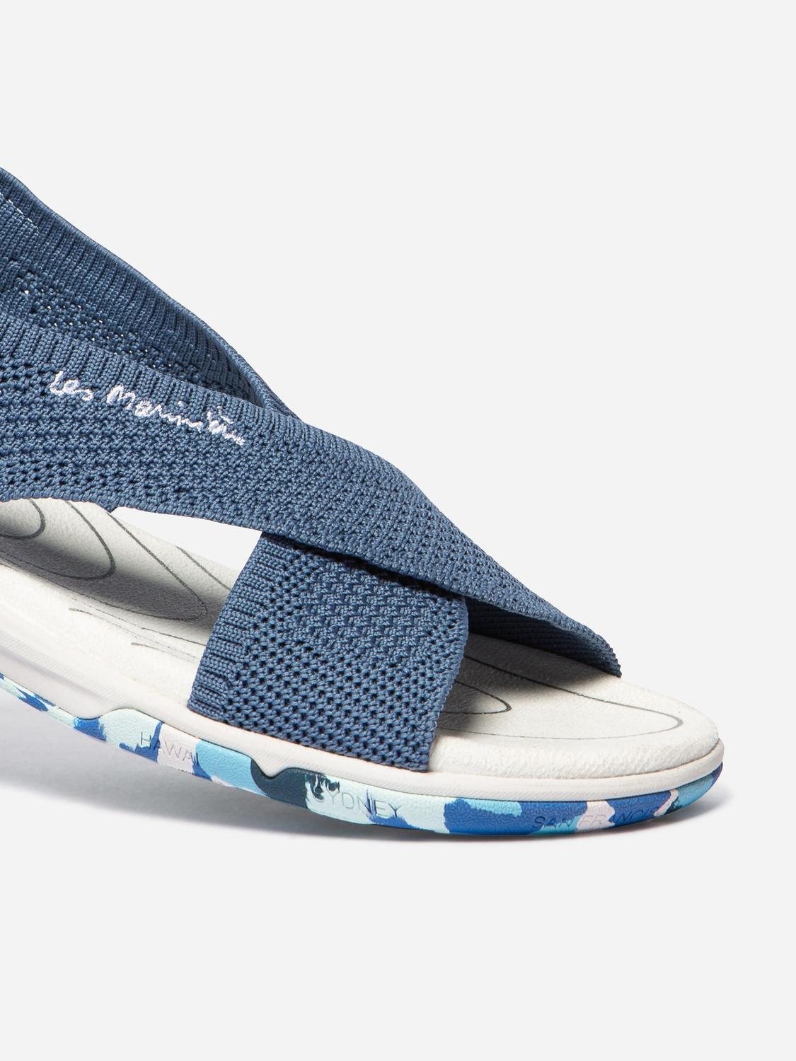 Sandales plates femme baltic blanc camo JAZZFIT