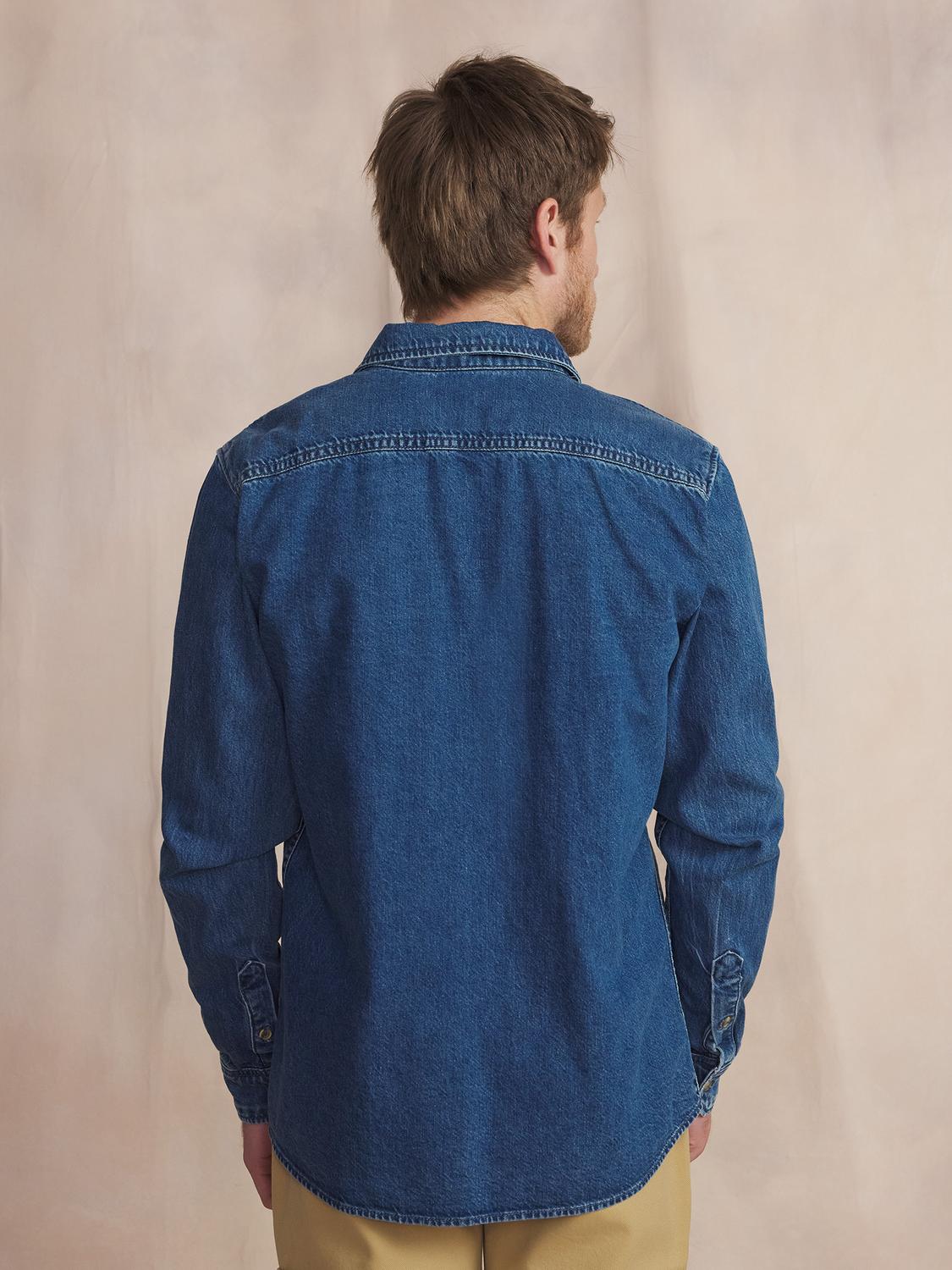 Chemise Stone Manches Longues Bleu MORISCHE Chemise Stone Manches Longues Bleu MORISCHE
