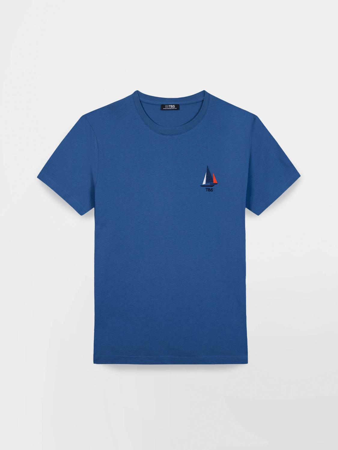 Tee shirt homme bleu SELSOTEE
