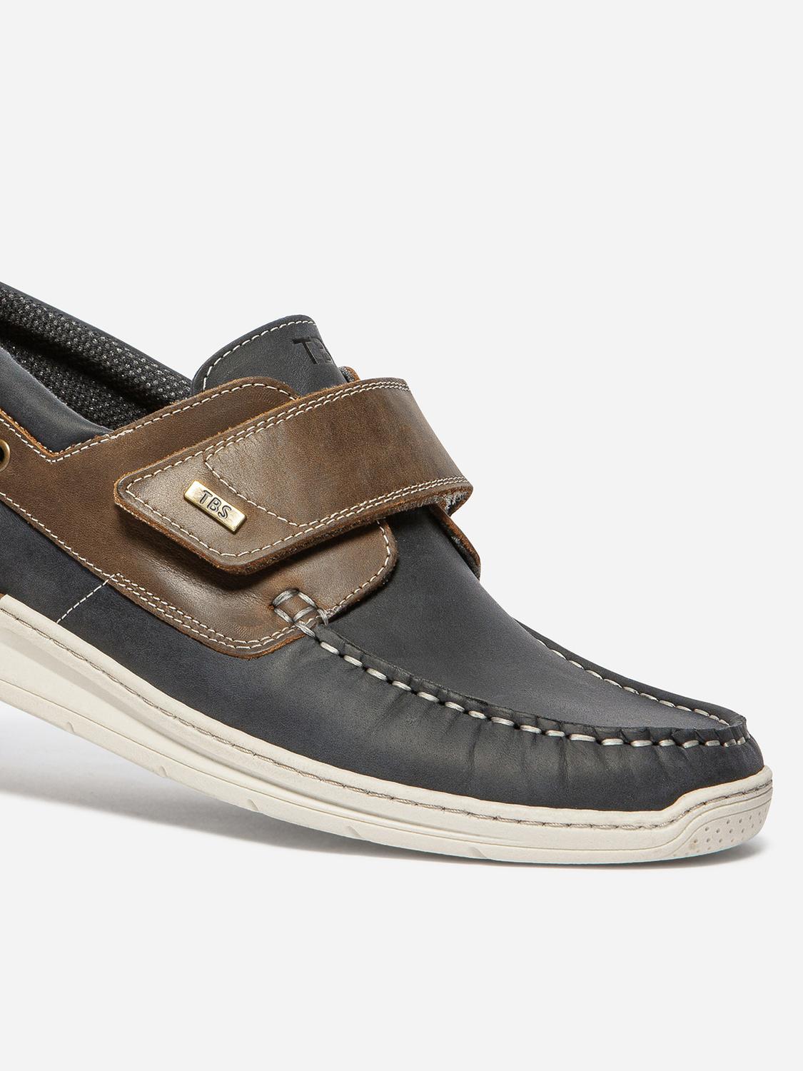 Chaussures bateau homme marine et cognac MATVELC